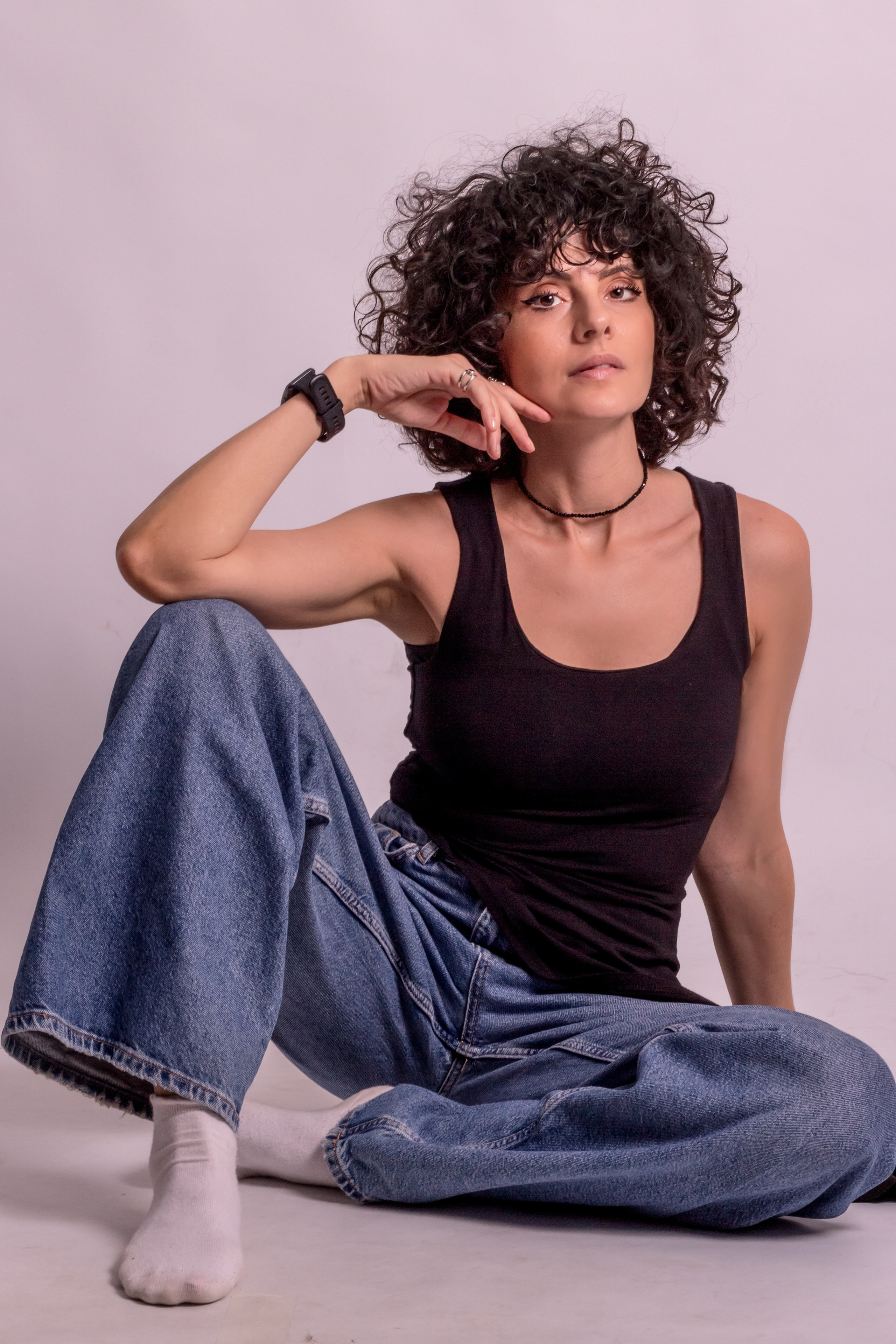 Studio photo shooting