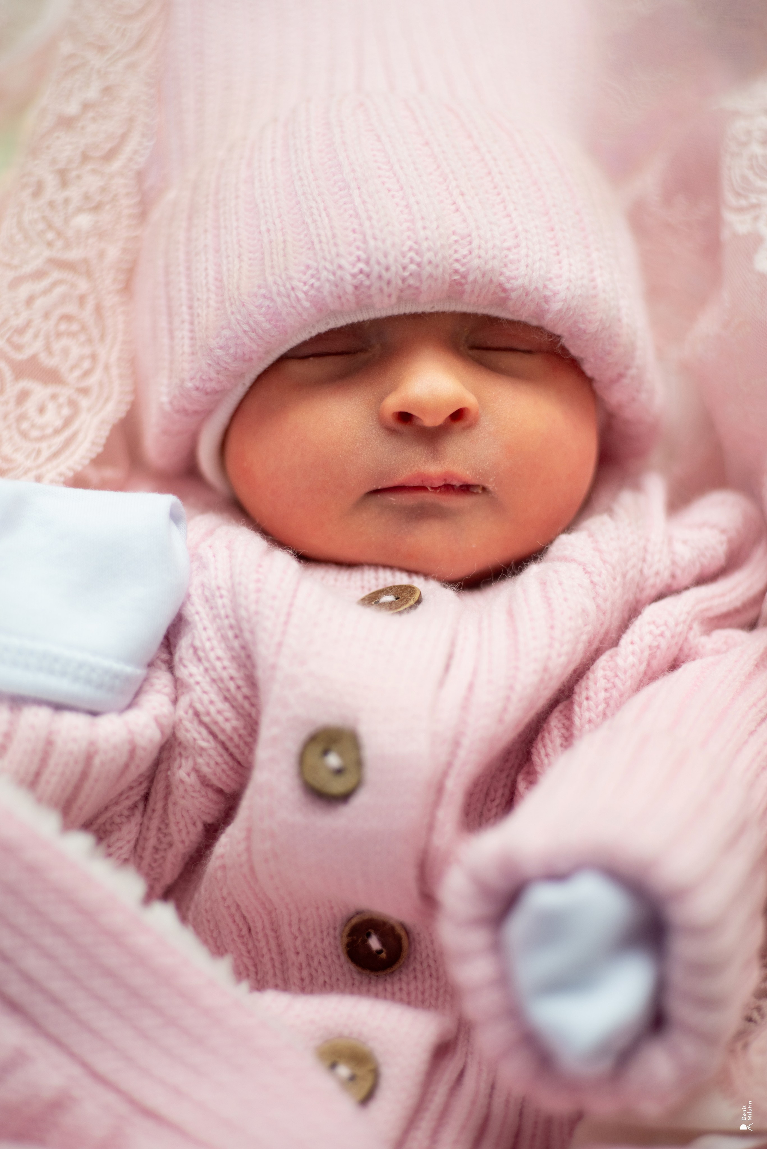 Выписка из роддома. Портретный фотограф Денис Милютин