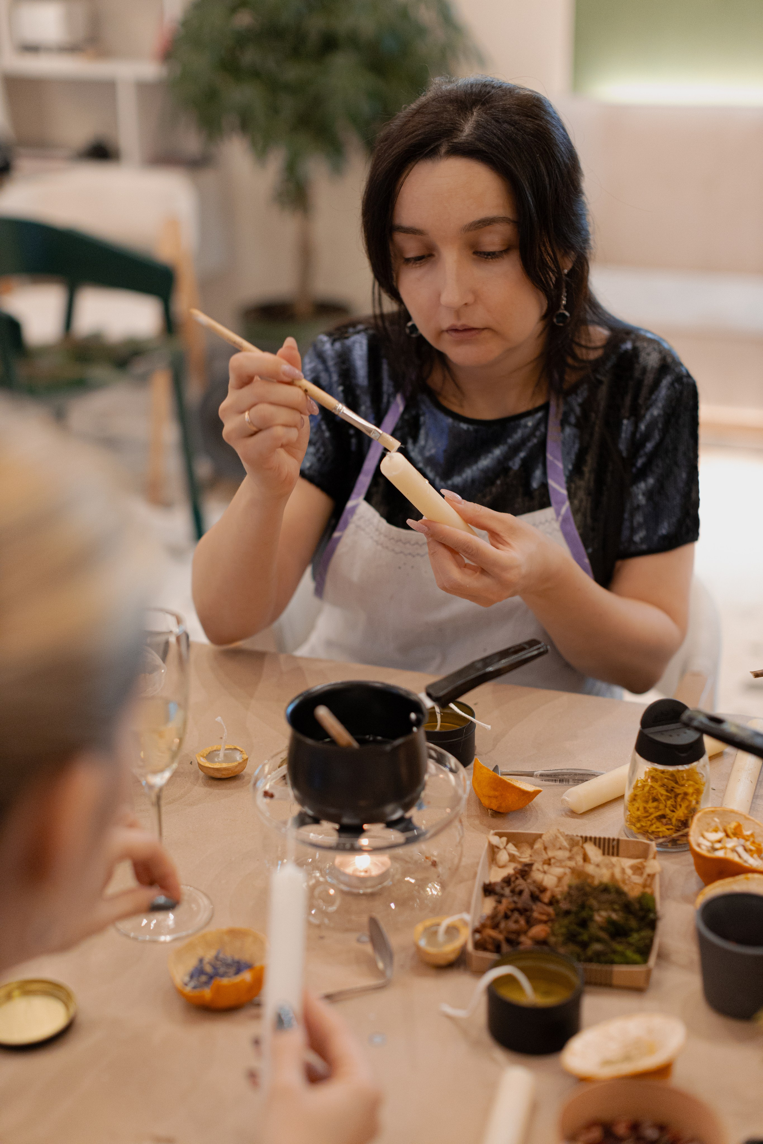 Мк свечи и венок (новогодний корпоратив). Анастасия Ракчеева Художник