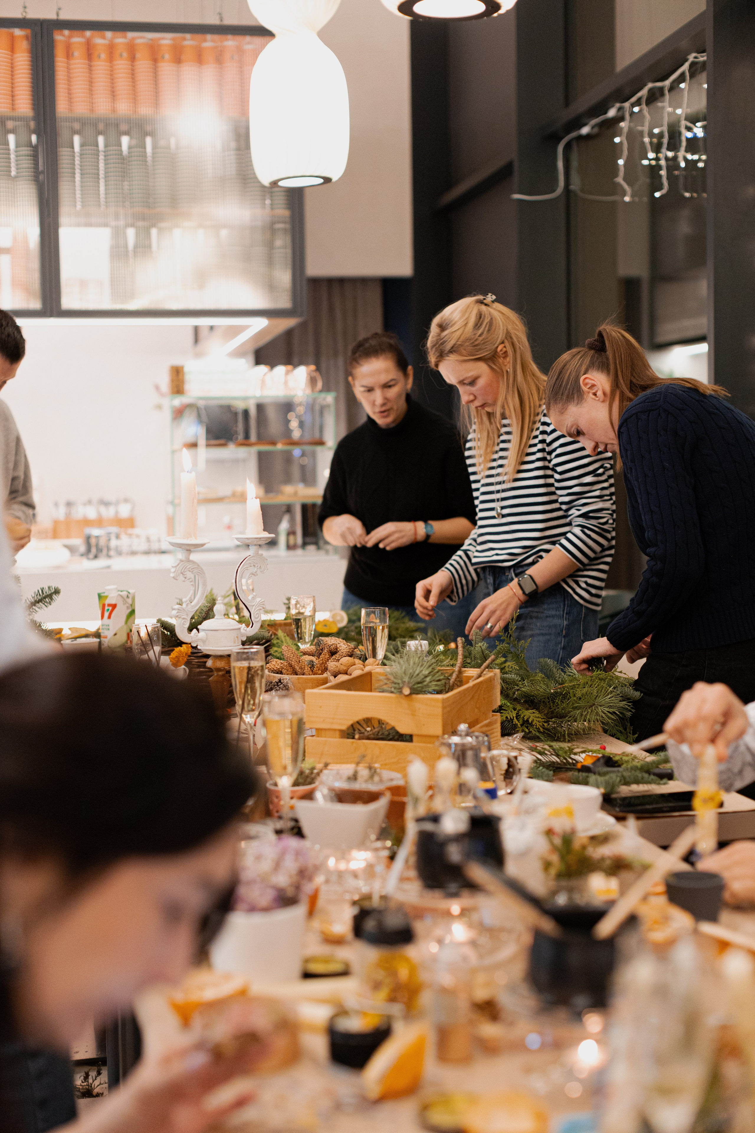 Мк свечи и венок (новогодний корпоратив). Анастасия Ракчеева Художник