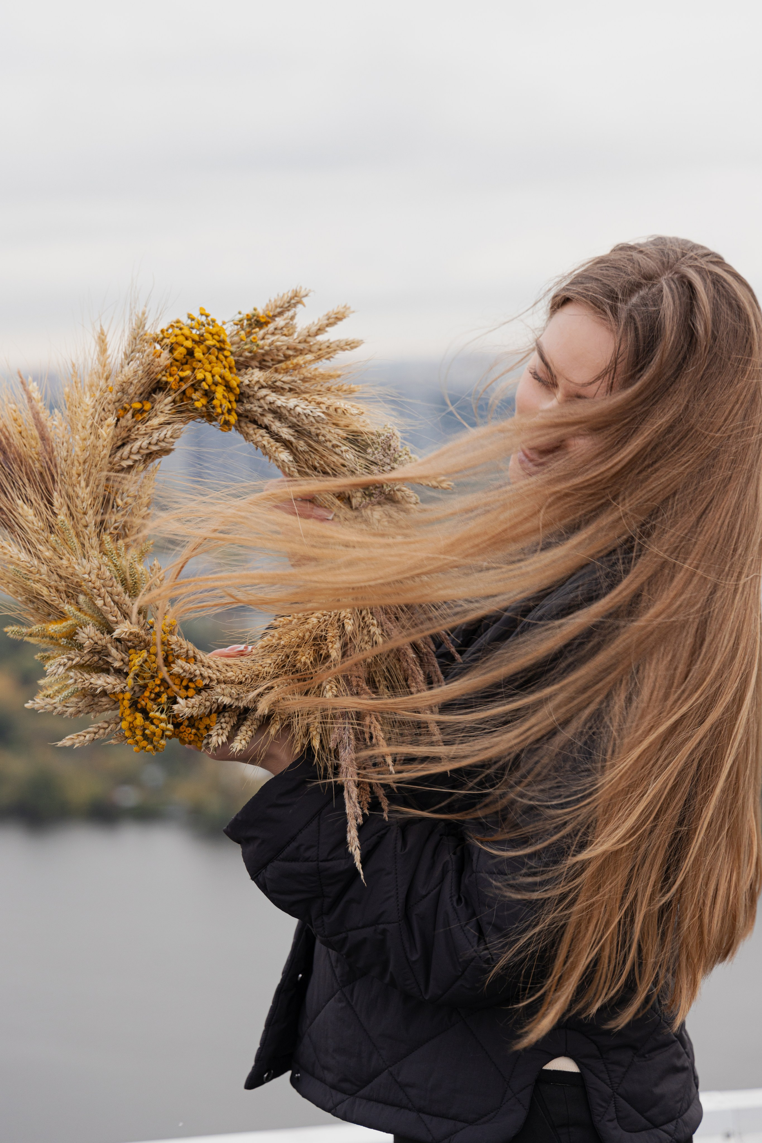 МК Осенний венок (локация на крыше). Анастасия Ракчеева Художник