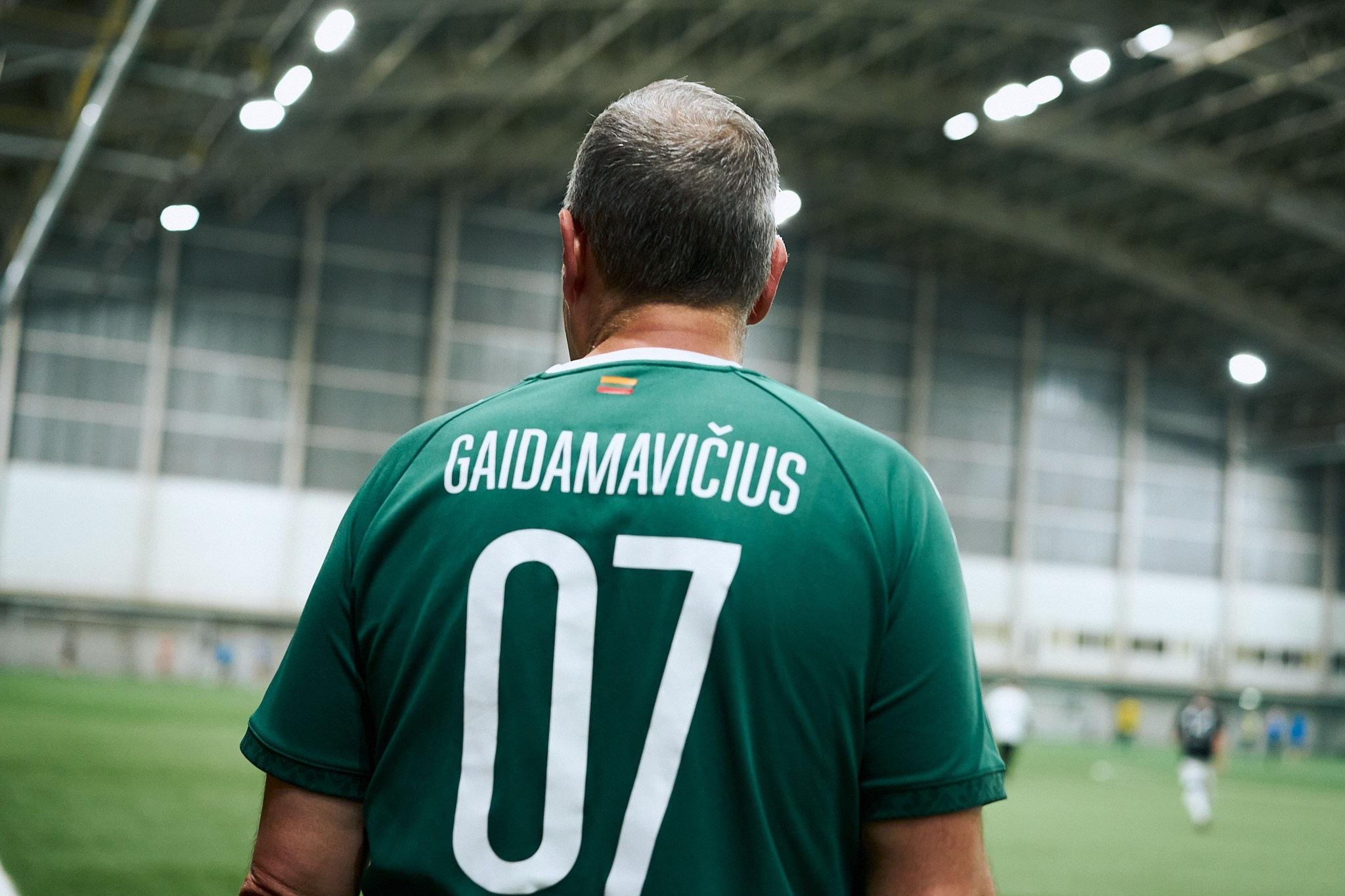 Friendly football match: Seimas of the Republic of Lithuania vs. Sviatlana Tsikhanouskaya’s Office. Photographer in Vilnius