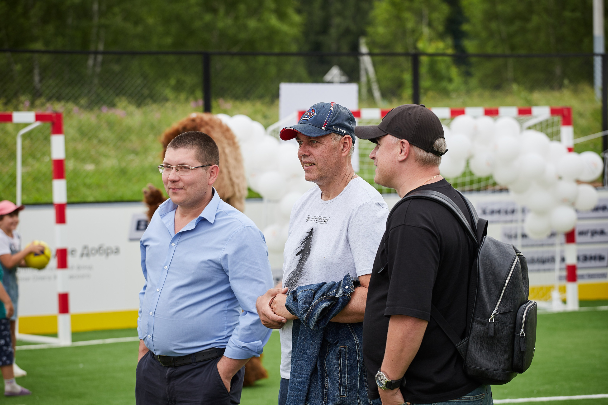 Открытие хоккейной площадки с Федором Конюховым. Репортажный Фотограф