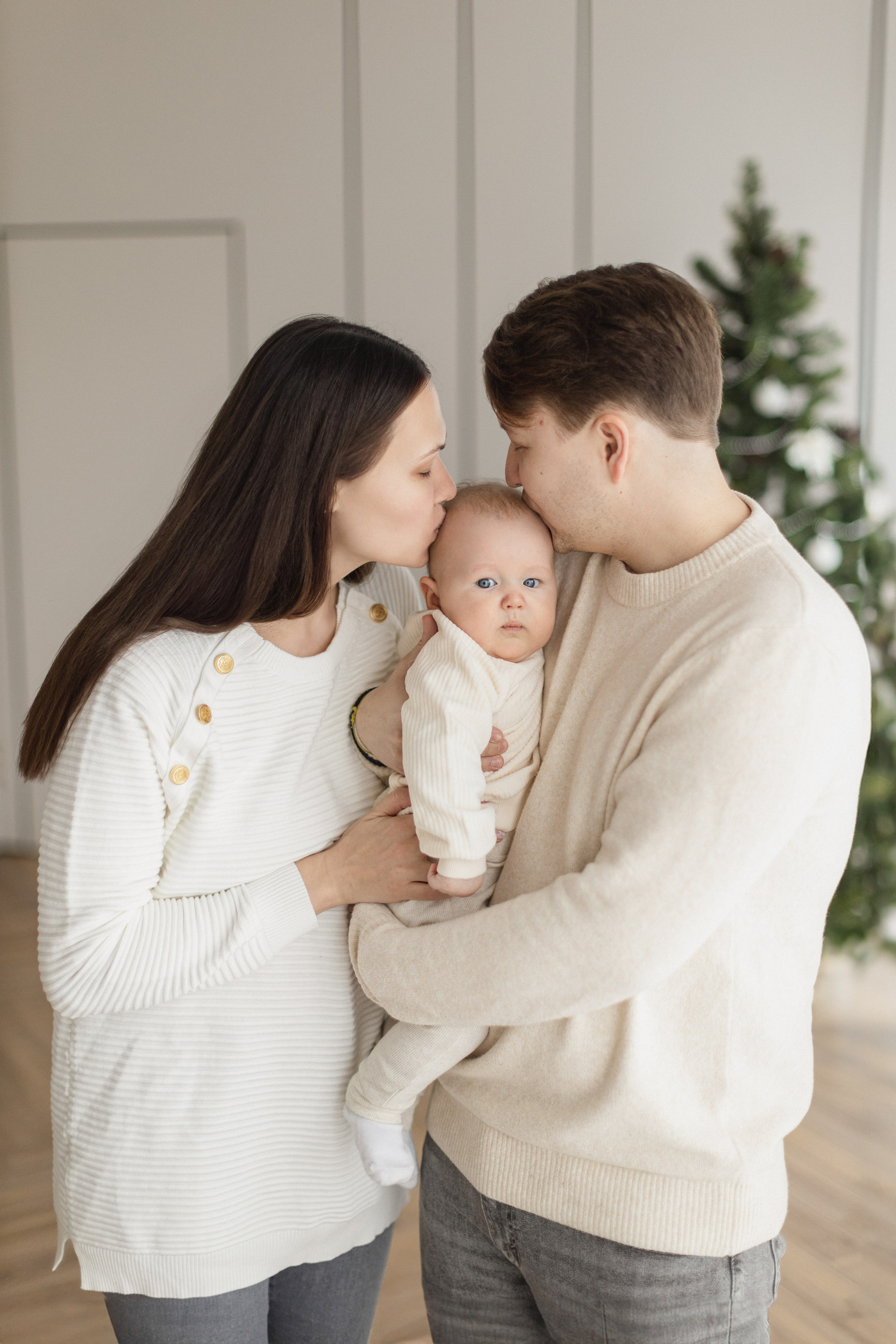 Мария и Максим с сыном. Кузьмина Анастасия — контент-фотограф | Москва