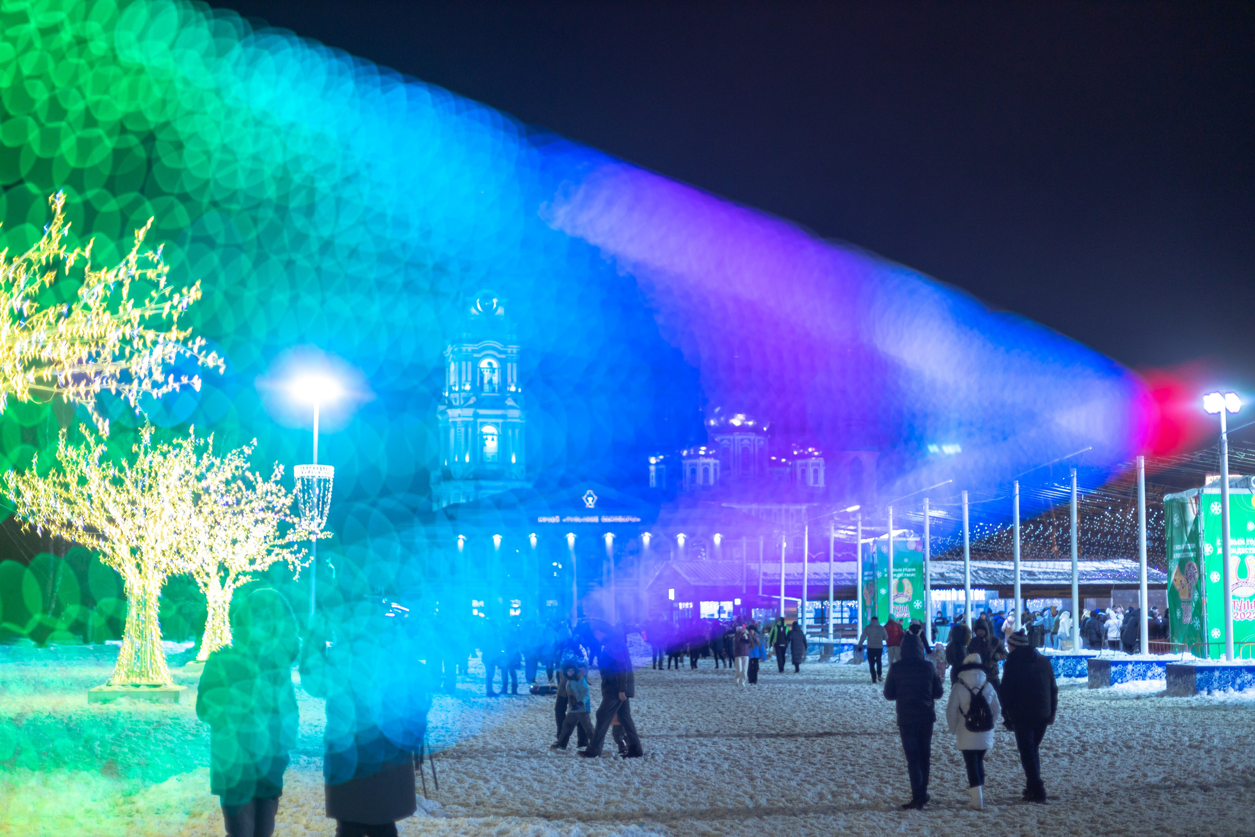 Новогодняя Тула 2022 (Снежная королева на площади). Фотограф в Туле Крупский АнДРей. Фотостудия «КАДР71» в Туле