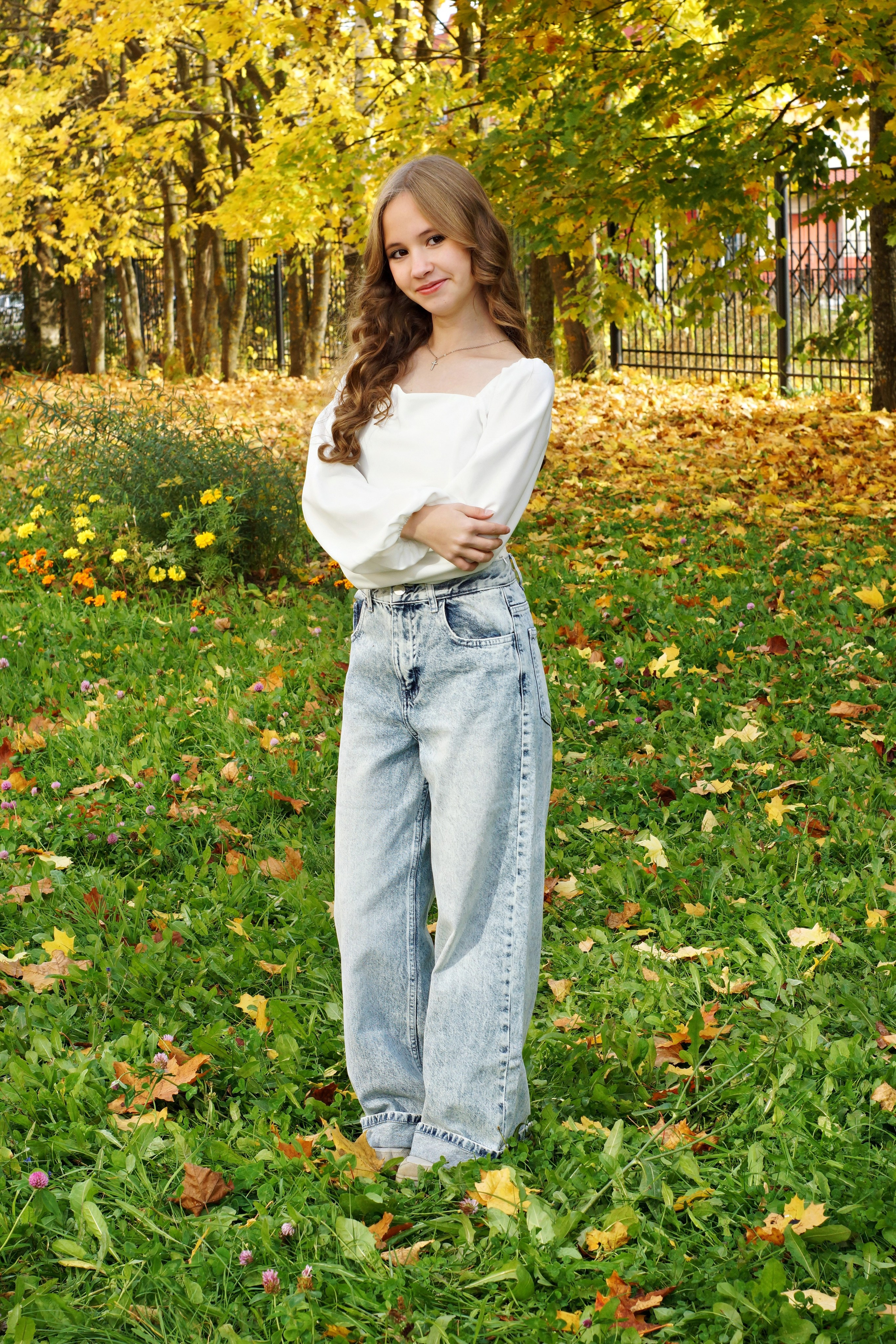 Осенняя фотосессия в школе г. Йошкар-Ола