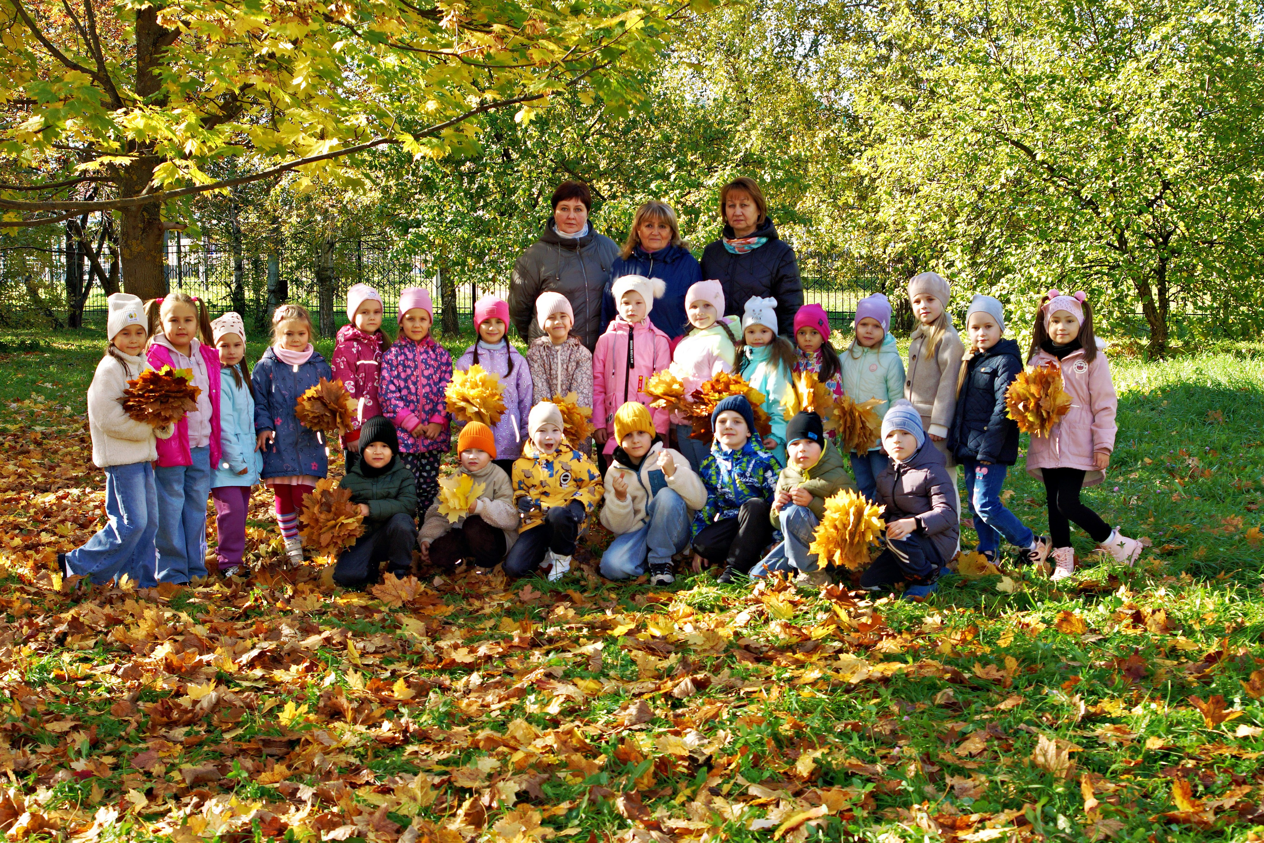 Осенняя фотосессия в детском саду г. Йошкар-Ола