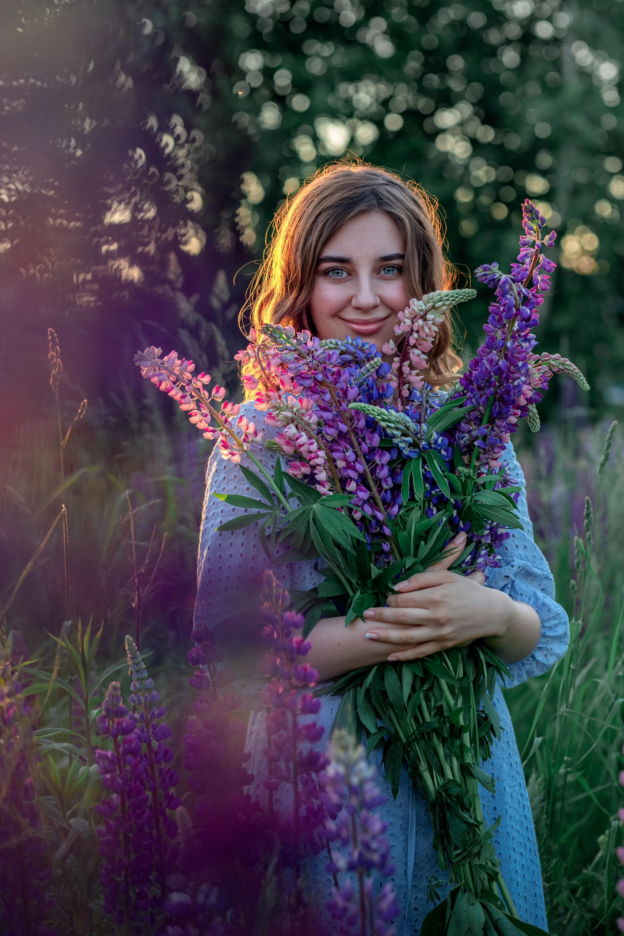 Люпины. Фотограф в Москве. Женские фотосессии, love-story, контент