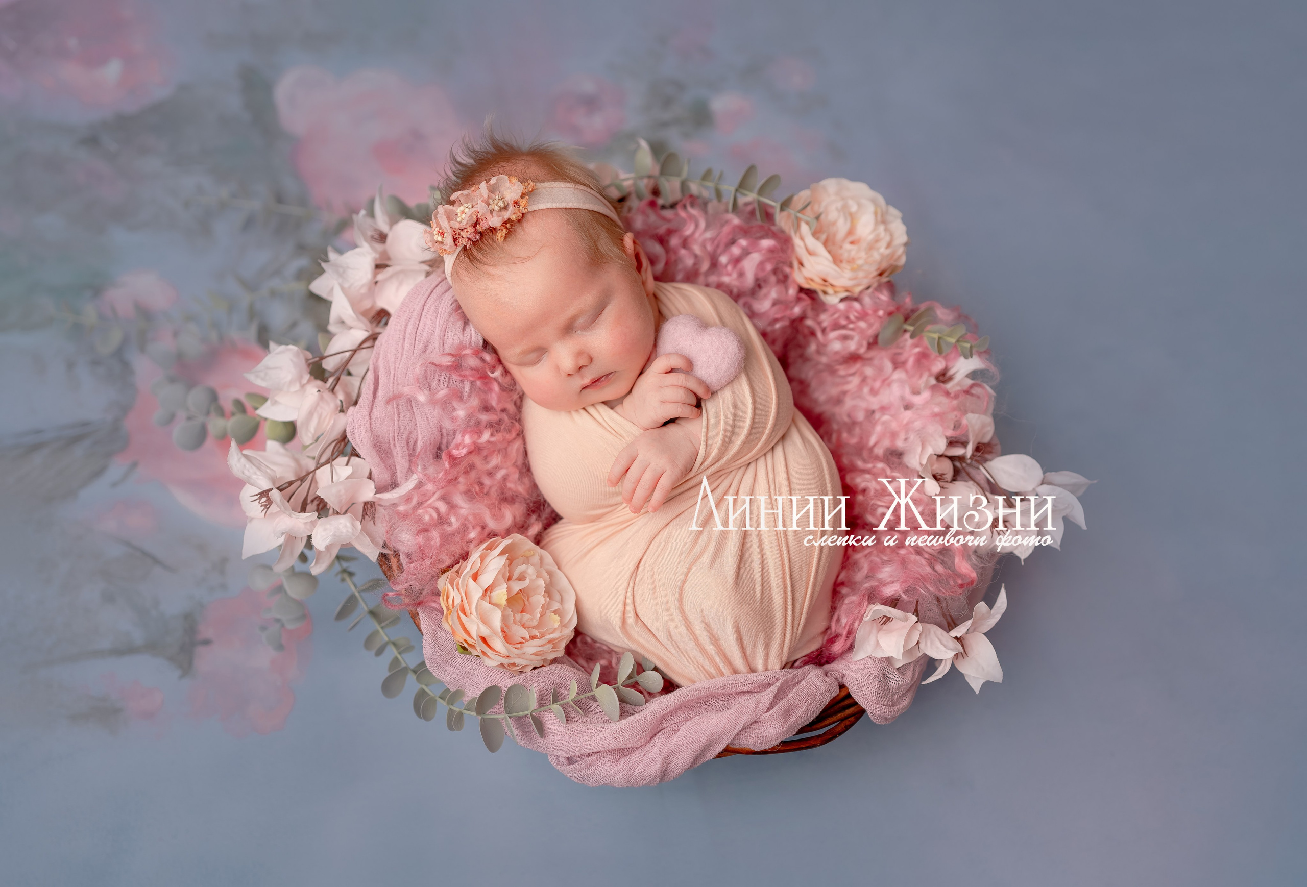 Полина 1 месяц. Фотограф новорожденных в Нижнем Новгороде Сергеева Оксана