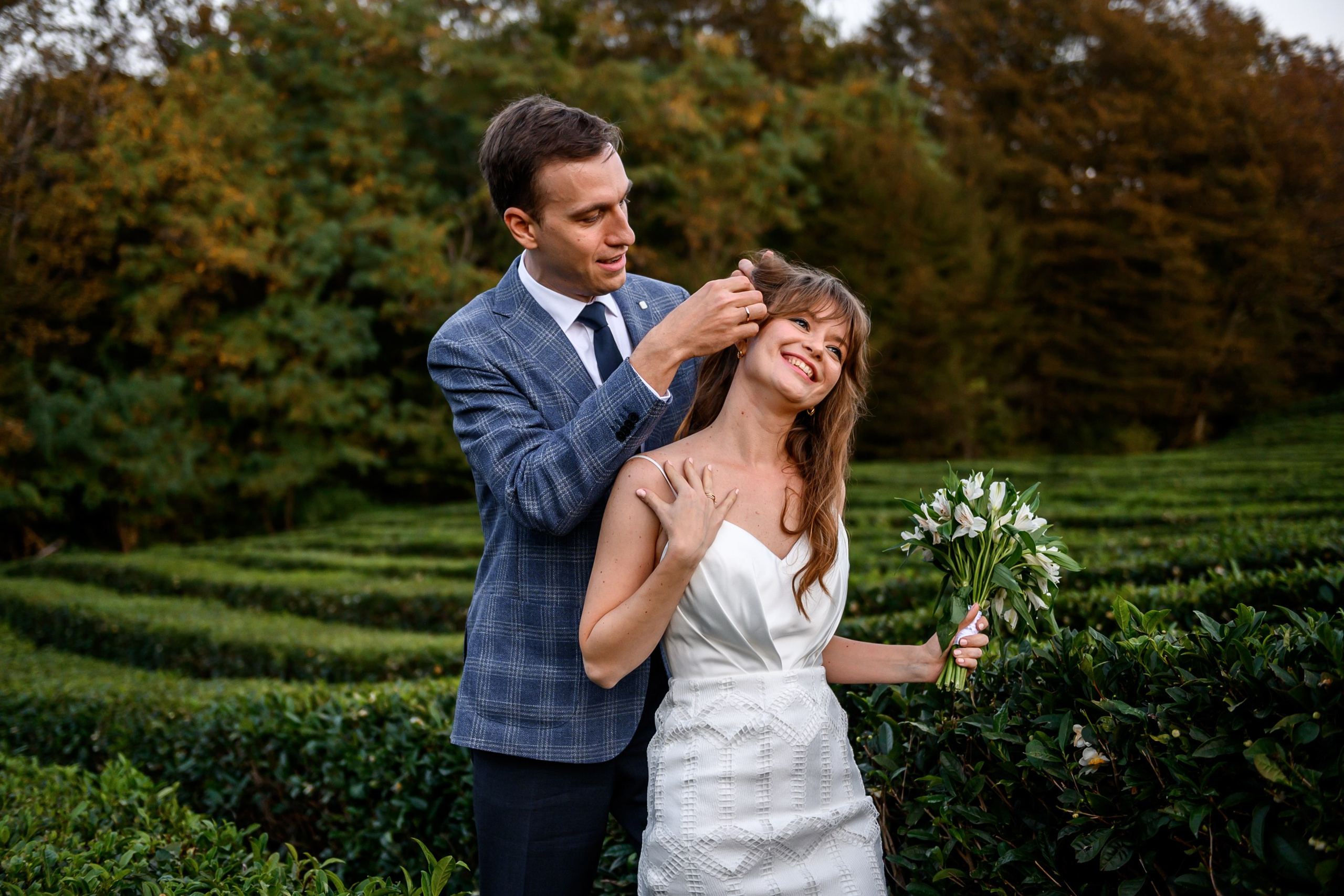 Чайные плантации. Олег и Светлана. Свадебный и семейный фотограф София Невская