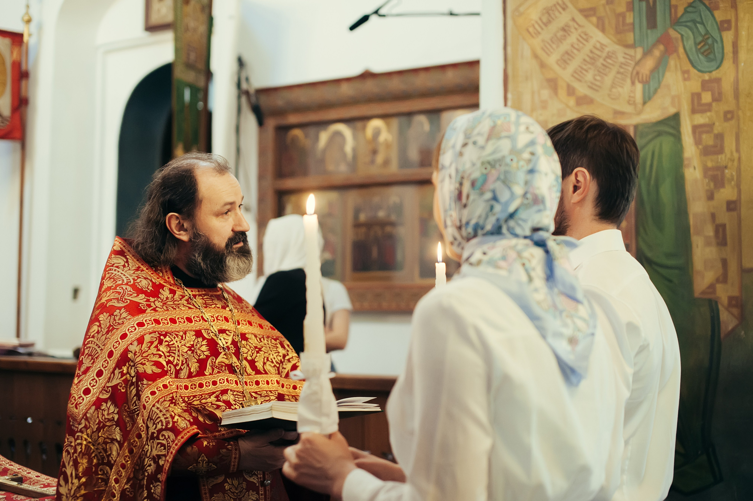 Екатерина и Александр. Венчание, Москва. Семейный фотограф Анна Дубовская
