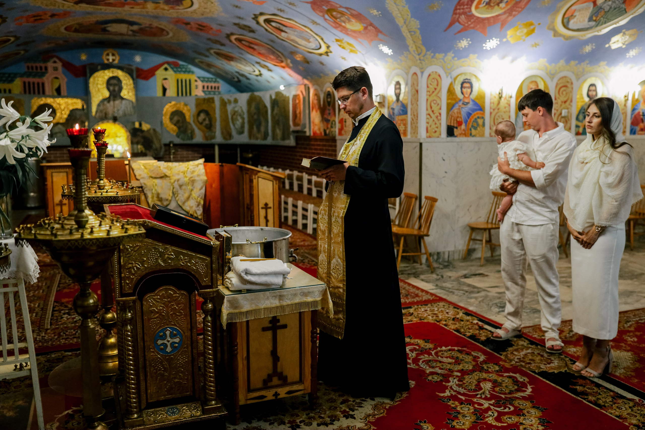 Крещение Адрианы. Свадебный и семейный фотограф в Варшаве