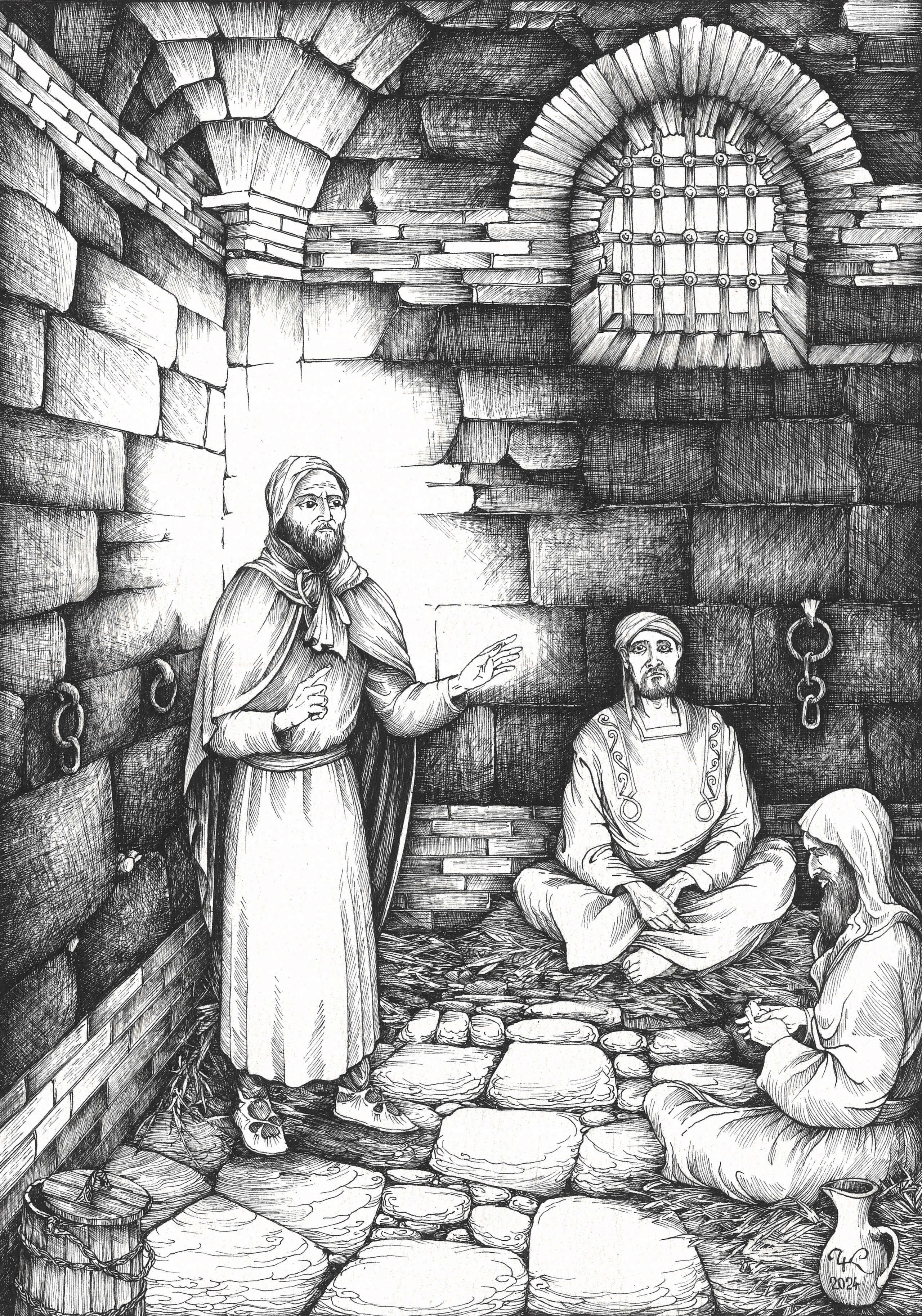 Святые востока. Графика Часовских