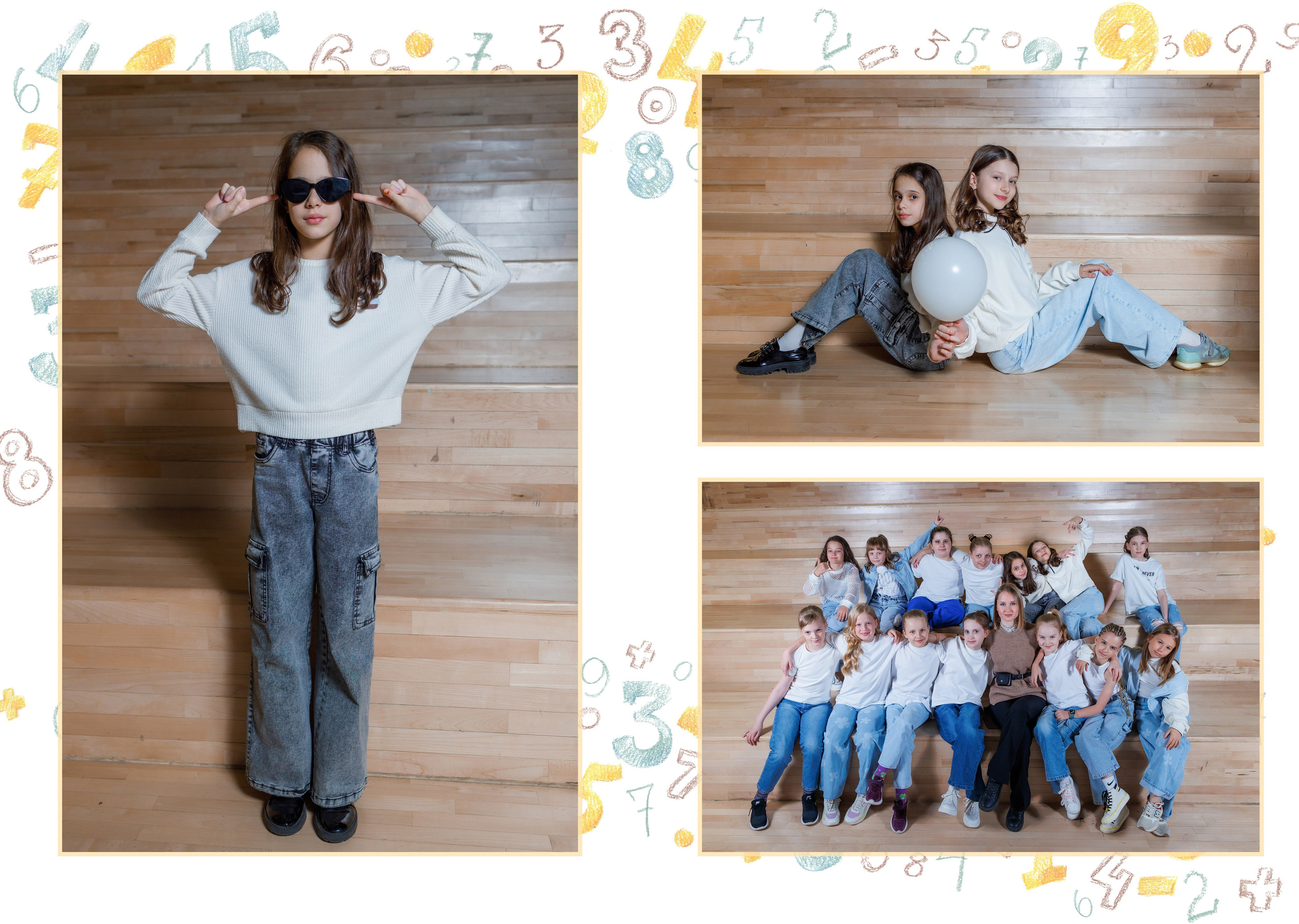 АЛЬБОМ 4 разворота начальная школа. Вадя и Надя — индивидуальные фотоальбомы для детских садов и школ, полный цикл от съёмки до готового альбома