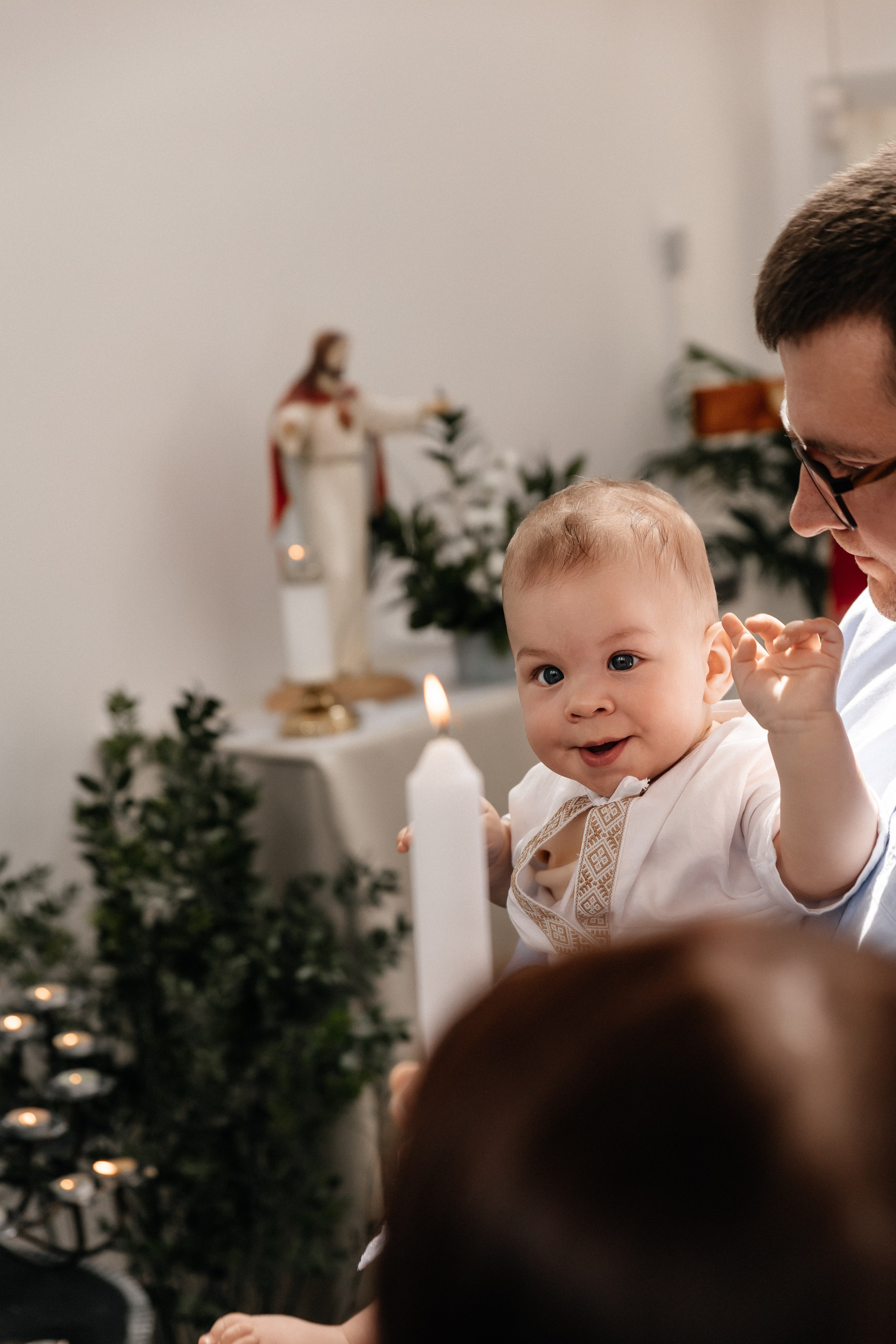 Крещение Назара. Семейный фотограф Минск Усова Ольга