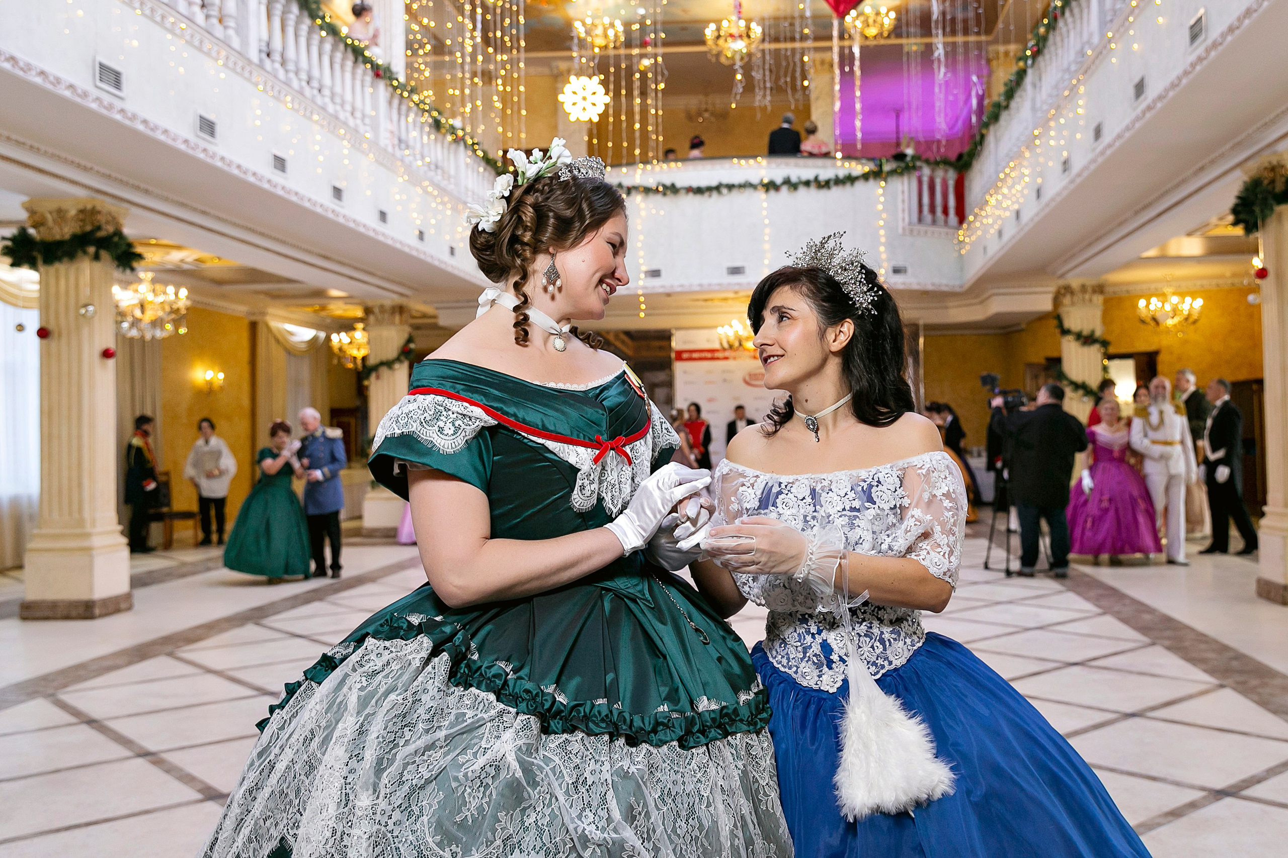 Рождественский бал школы исторического танца «Отражение». Фотограф в Новосибирске Сергей Белов