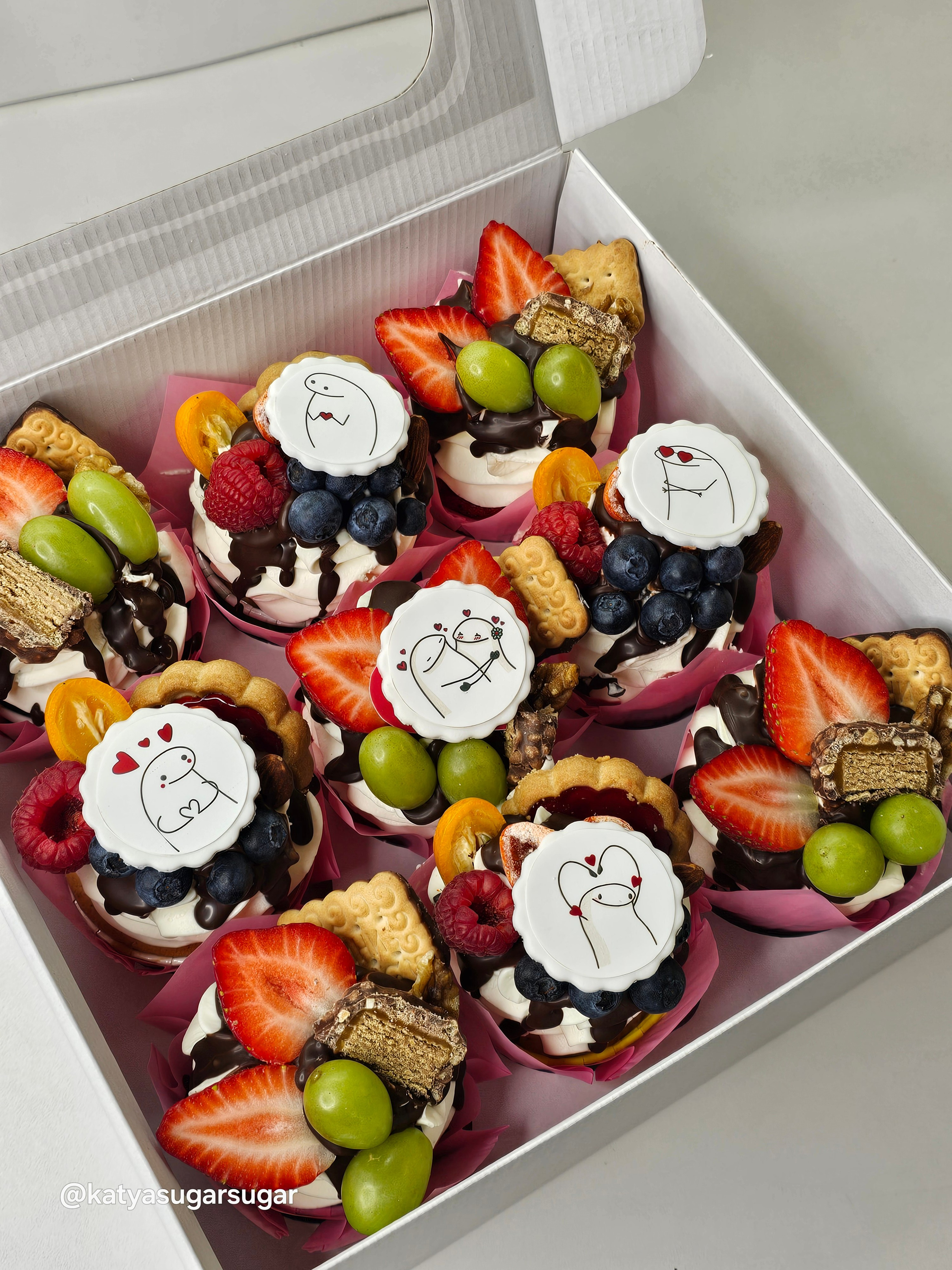 Капкейки стандартные. Katyasugarsugar капкейки, зефир, торты Москва