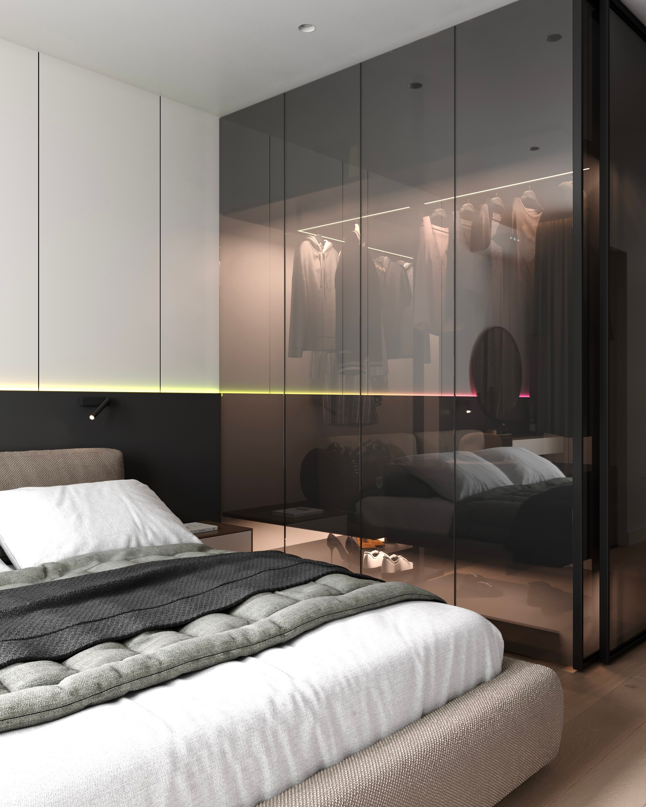 Light minimalistic interior 1. Cg artist Shchapov Dmitry