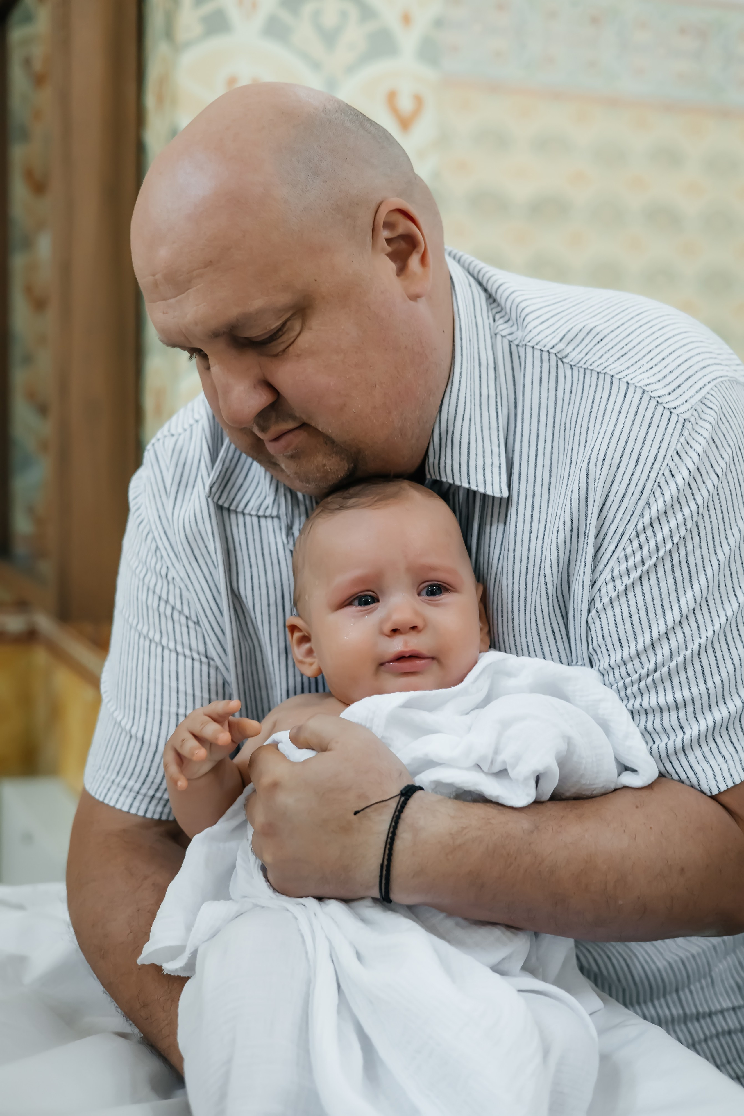 Крещение Платона в Храме Саввы Сторожевского в Измайлове. Фотограф на крещение и венчание Москва  Надежда Баланина
