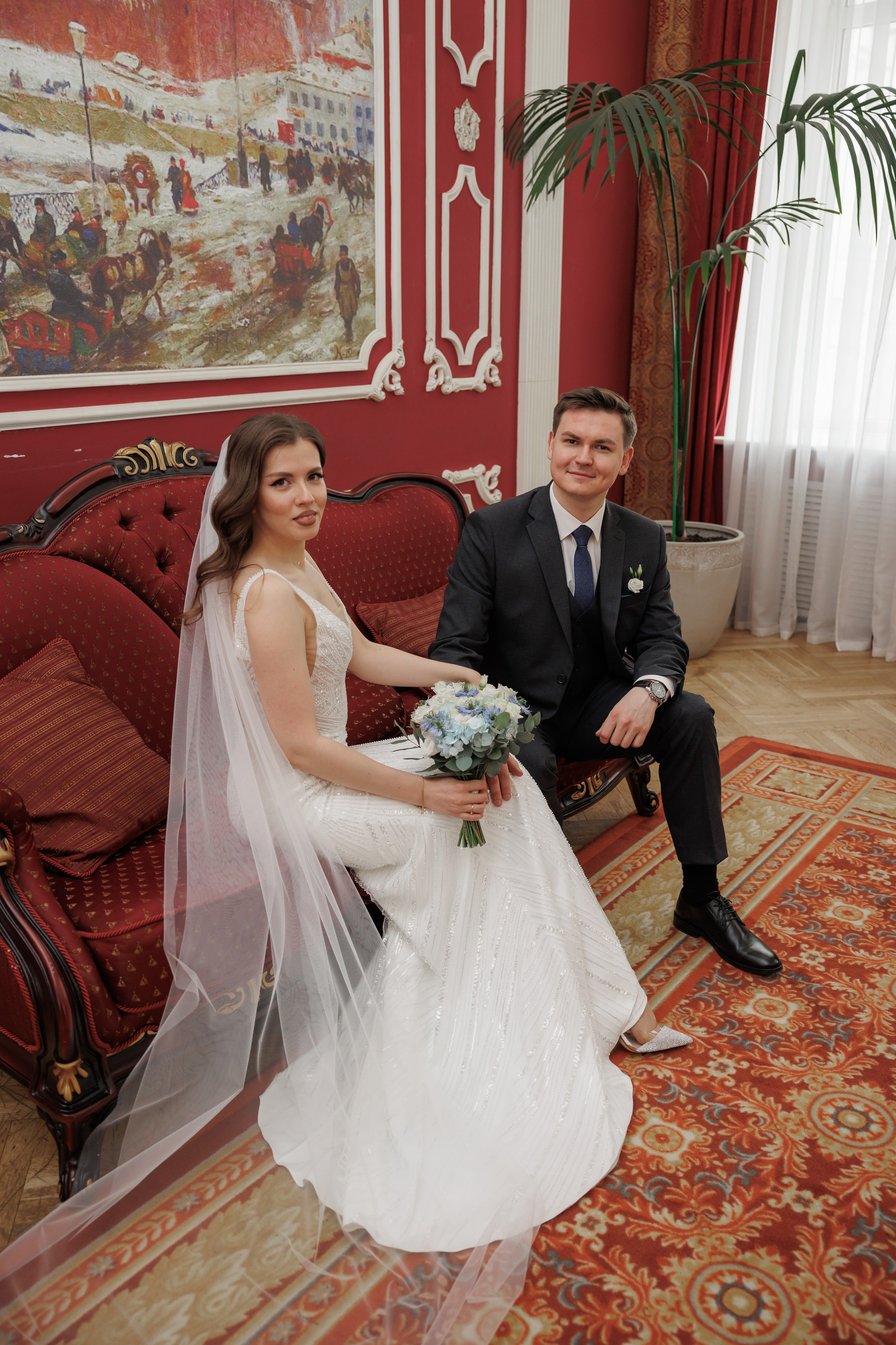 Даша и Дима, Грибоедовский ЗАГС. Свадебный и репортажный фотограф (Москва, Королев и другие)