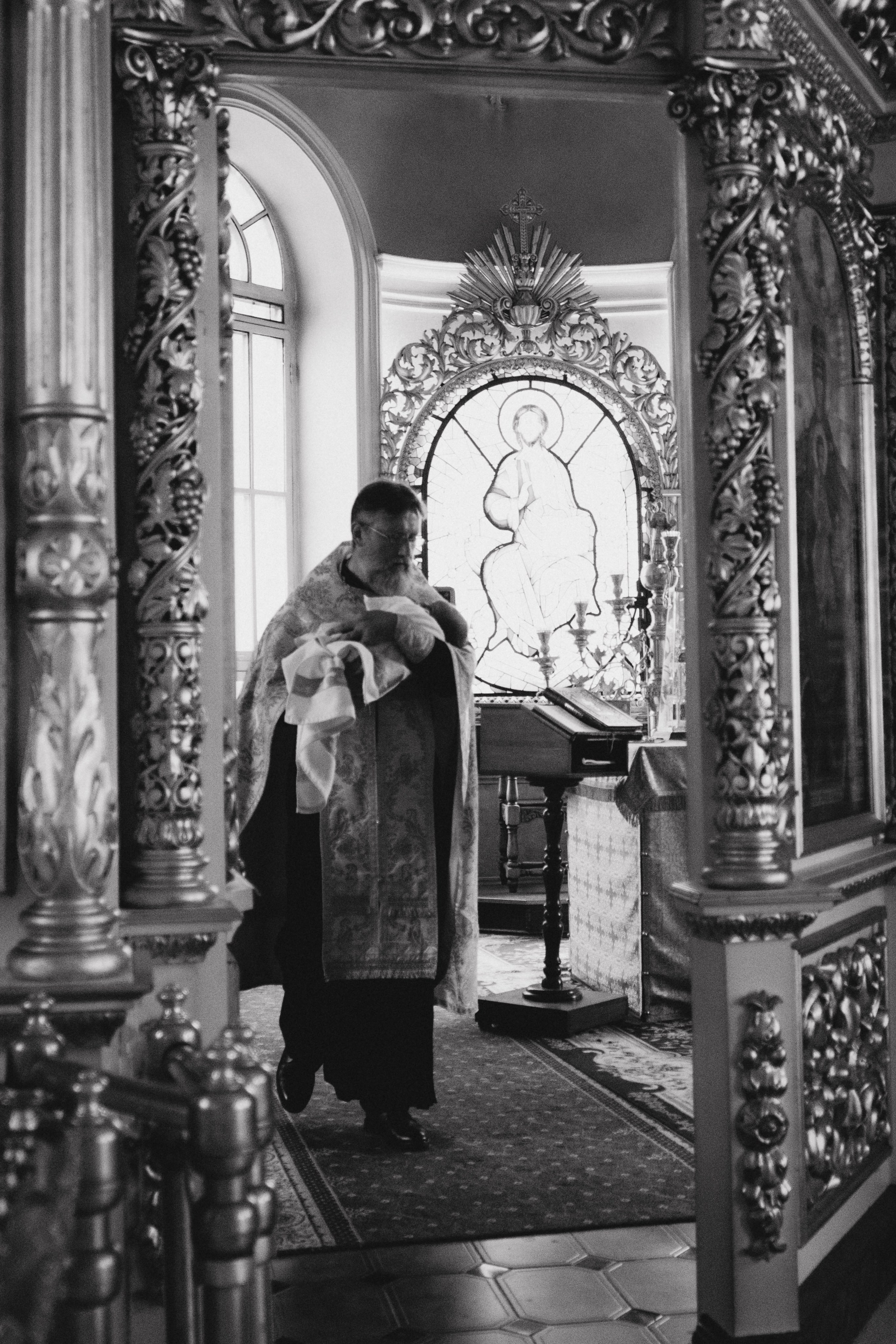 Крещение Макара. Фотограф Москва Валерия Веденина
