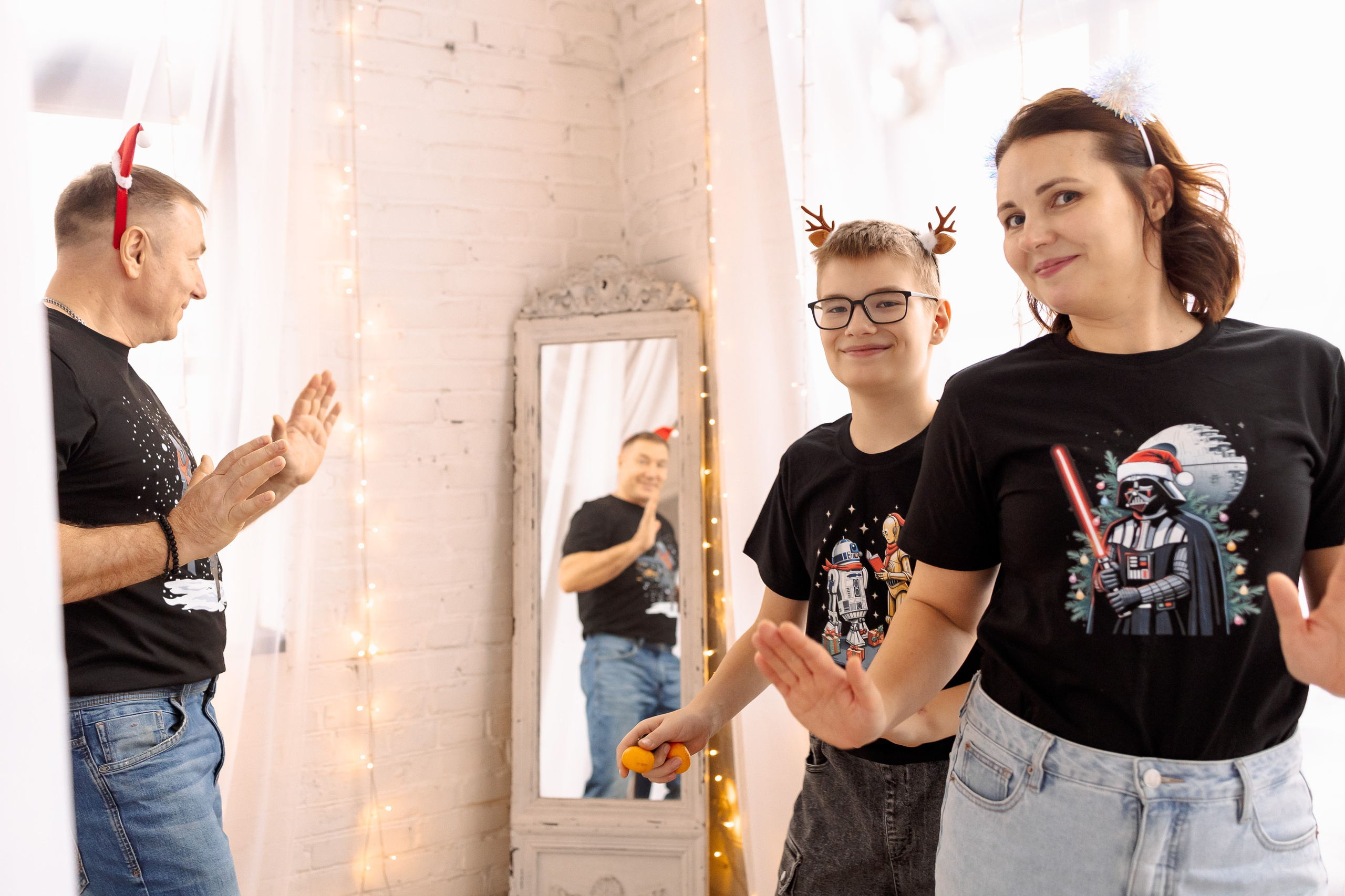 Веселая Новогодняя история. Семейный Фотограф в Москве Евгения Симоненко