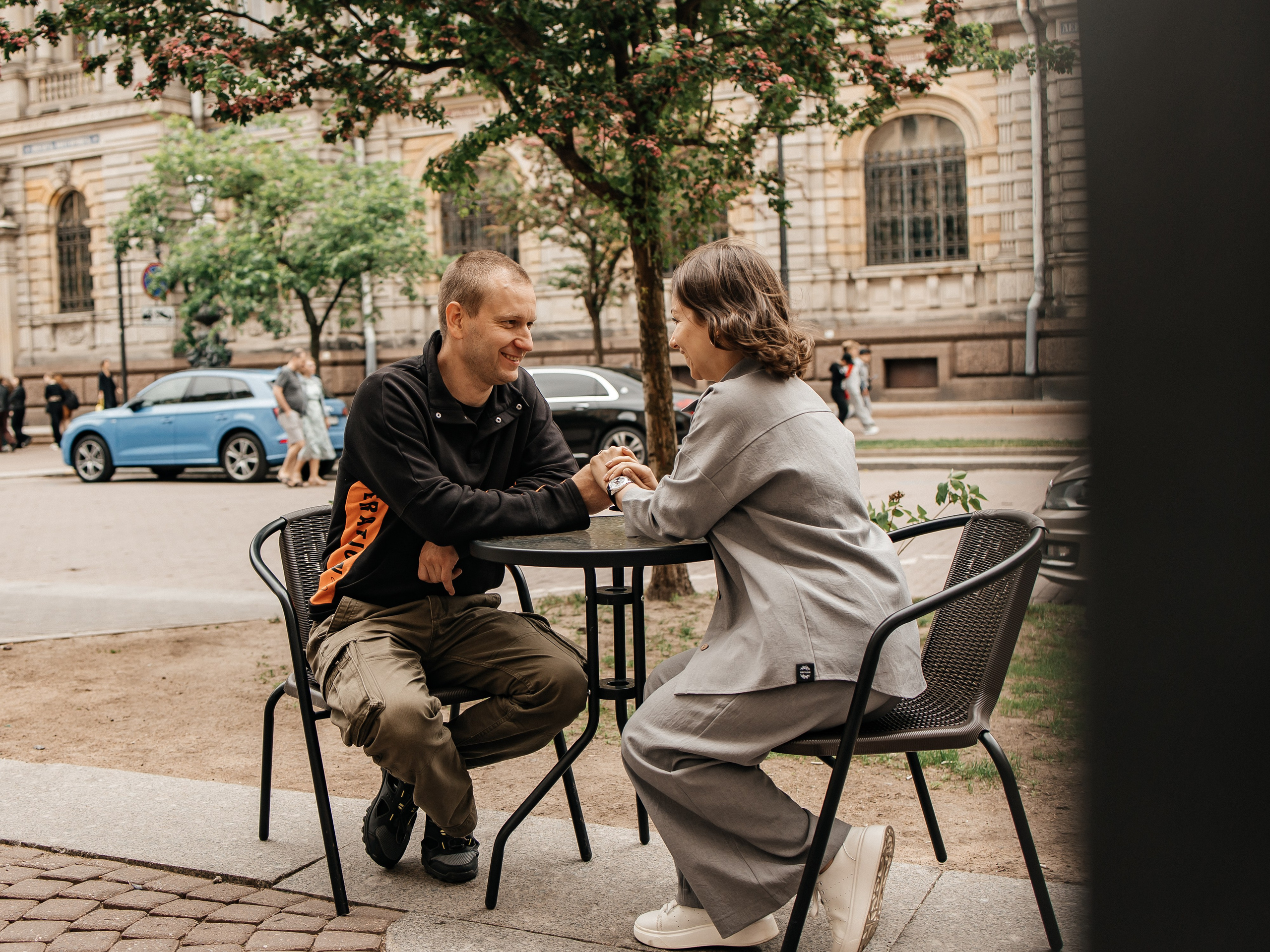 Ирина и Алексей у Академии Штиглица. Фотограф в Санкт-Петербурге Аня Григорьева ♡