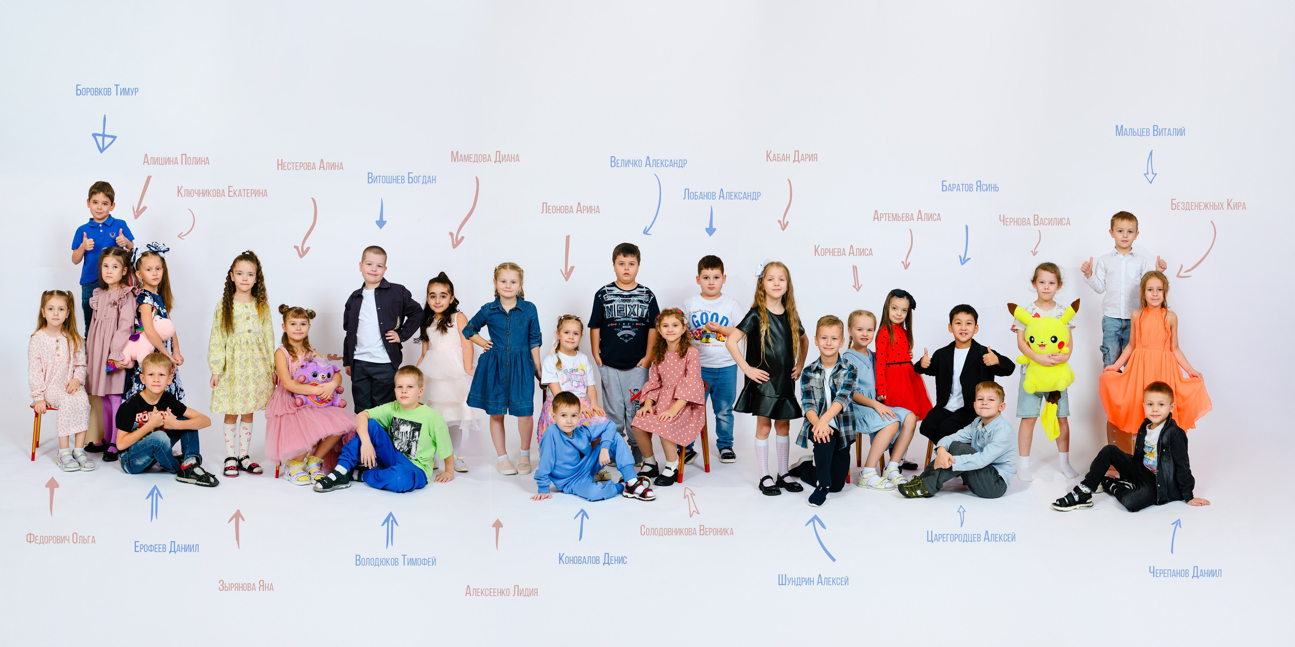 Выпускной альбом для детского сада «Минимализм». Студия выпускных альбомов Ольги Галкиной. Томск