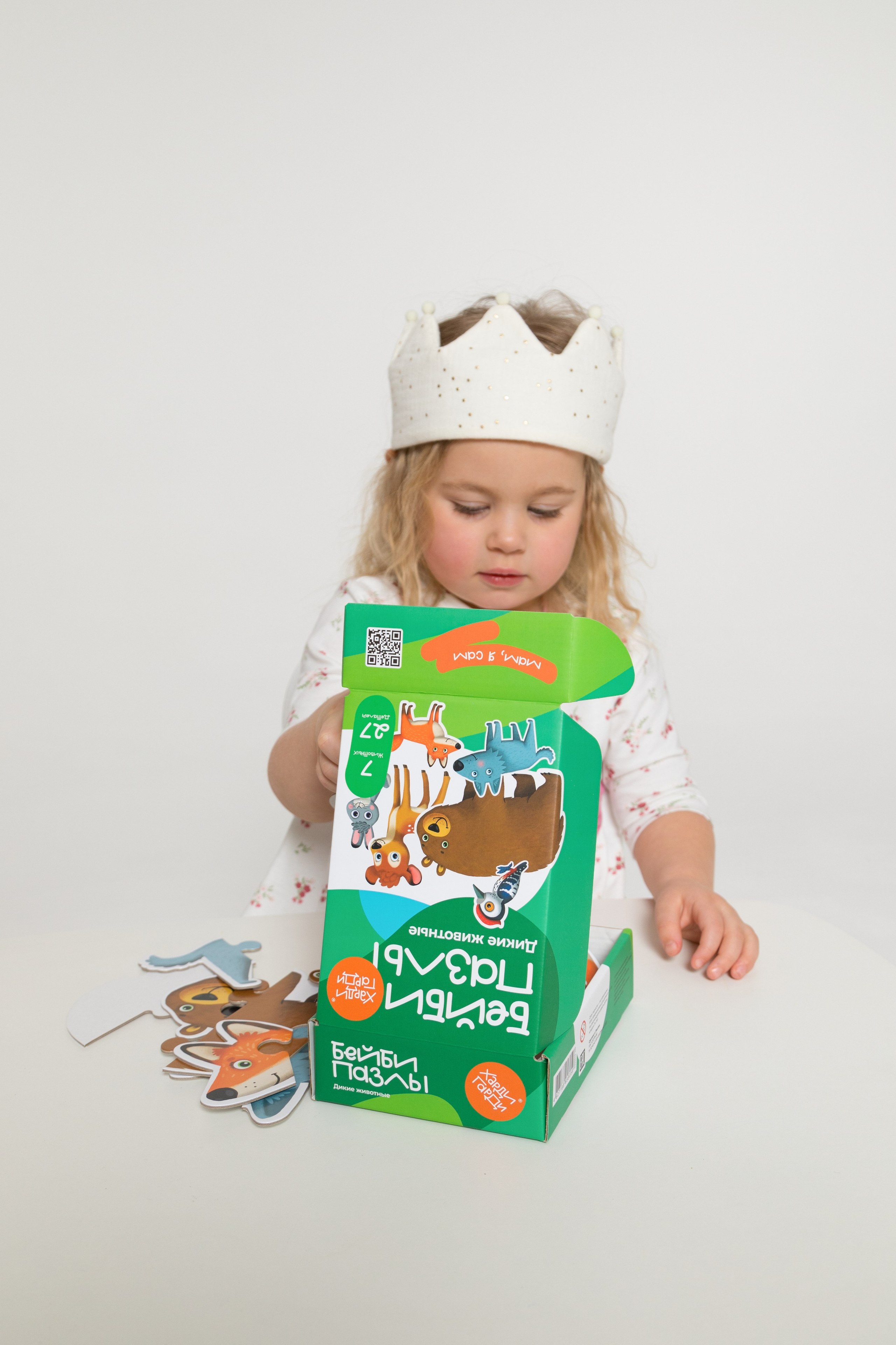 Имиджевая и каталожная съёмка для бренда детских пазлов. Детский и контент фотограф Надя Волкова Санкт-Петербург