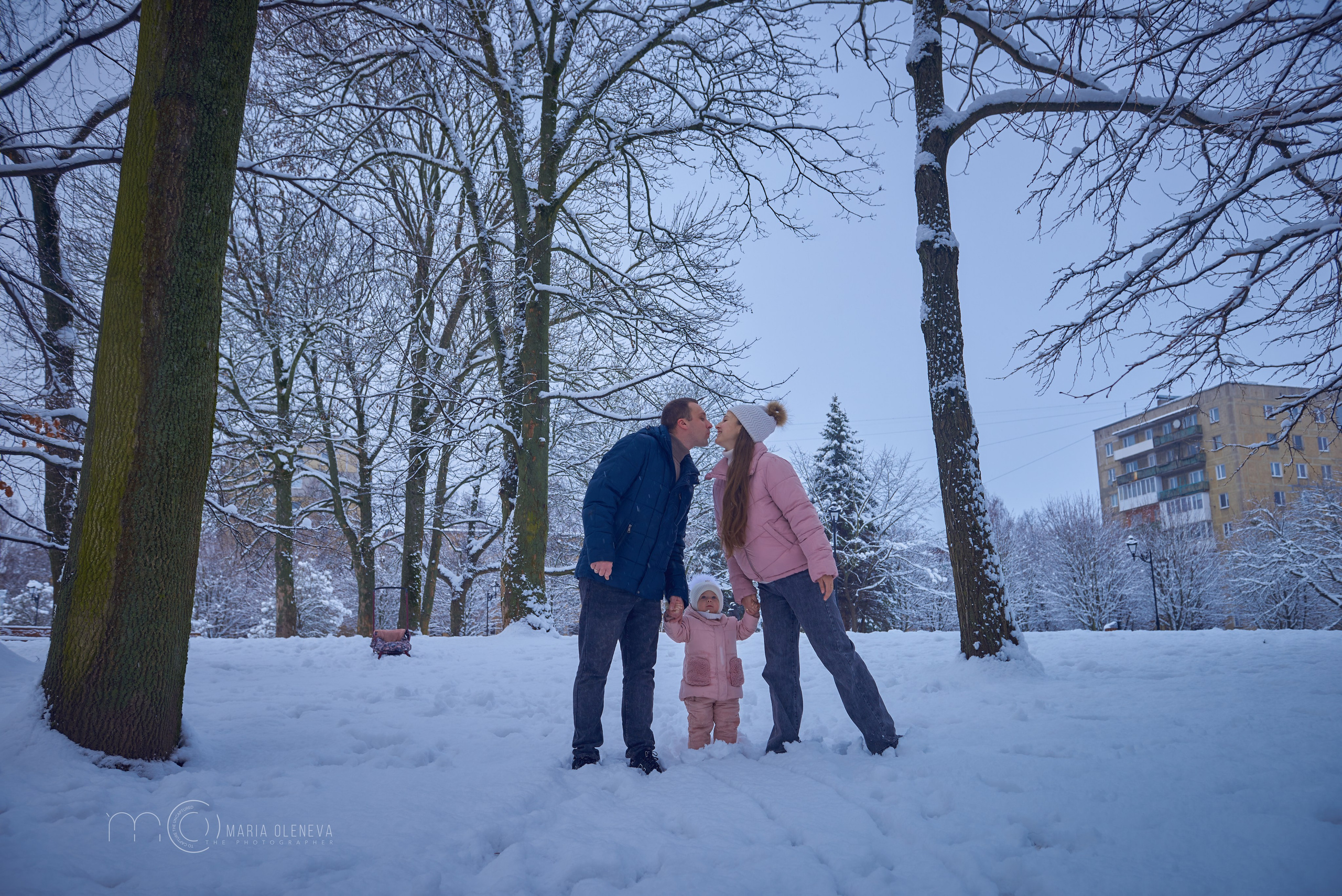 Снежная фотосессия. Фотограф Мария Оленева