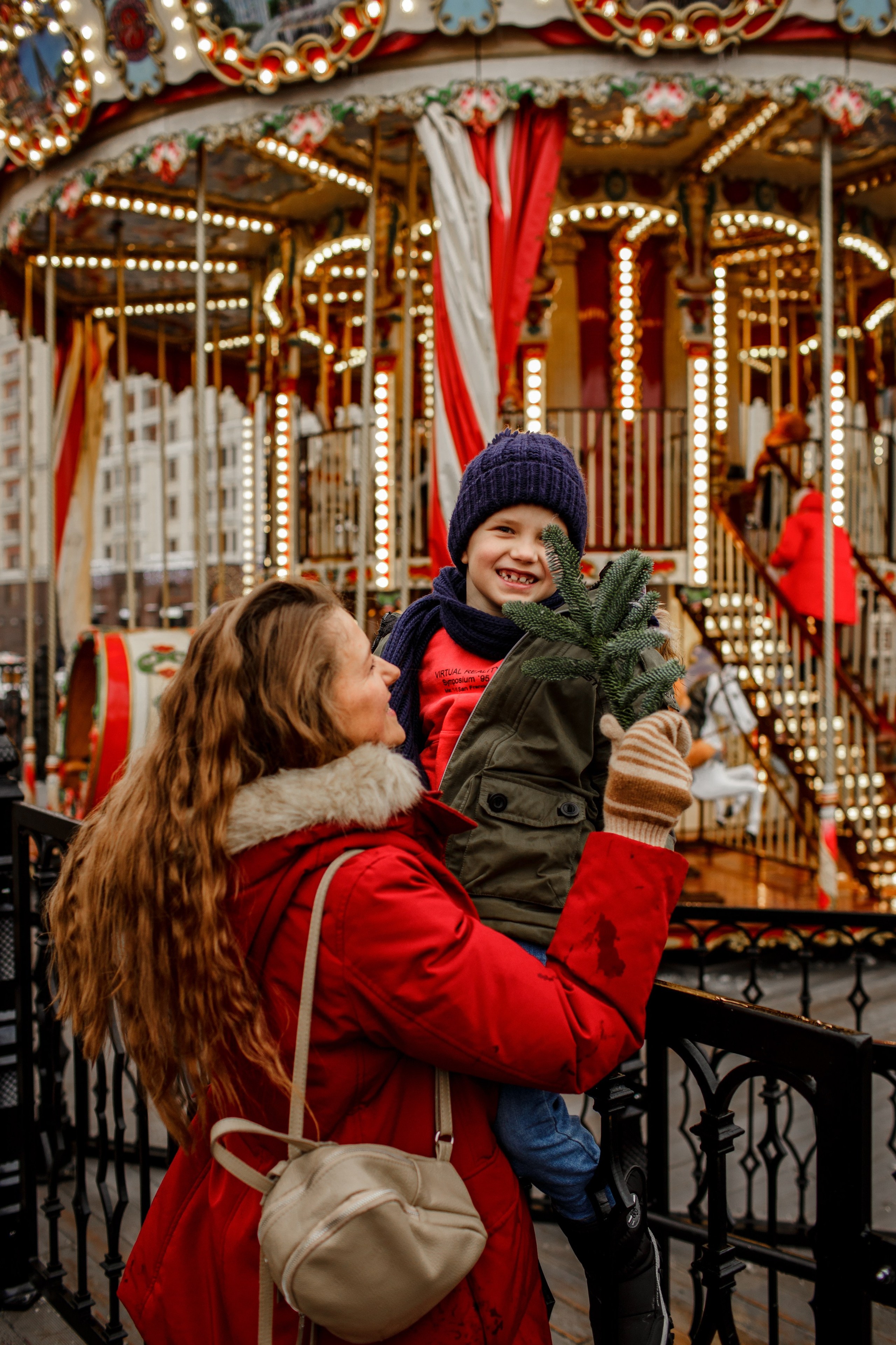 Новогодняя фотопрогулка в Москве. Свадебный фотограф Кирилл Белый
