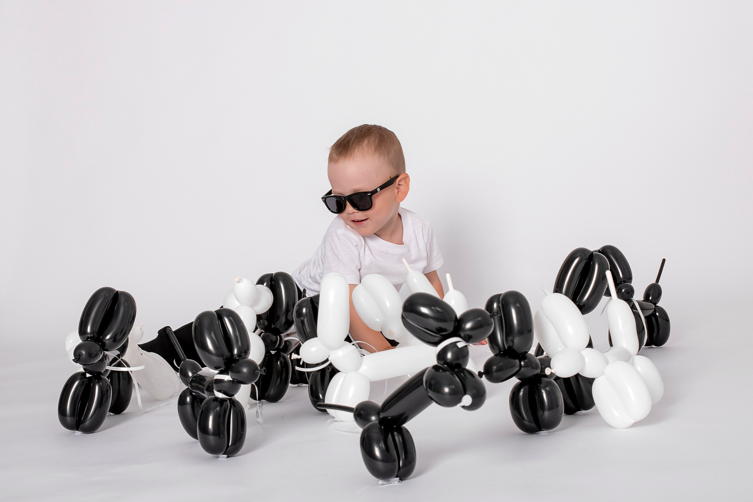 Фотосессия с воздушными шариками для Саши. Фотограф Наталья Жильцова