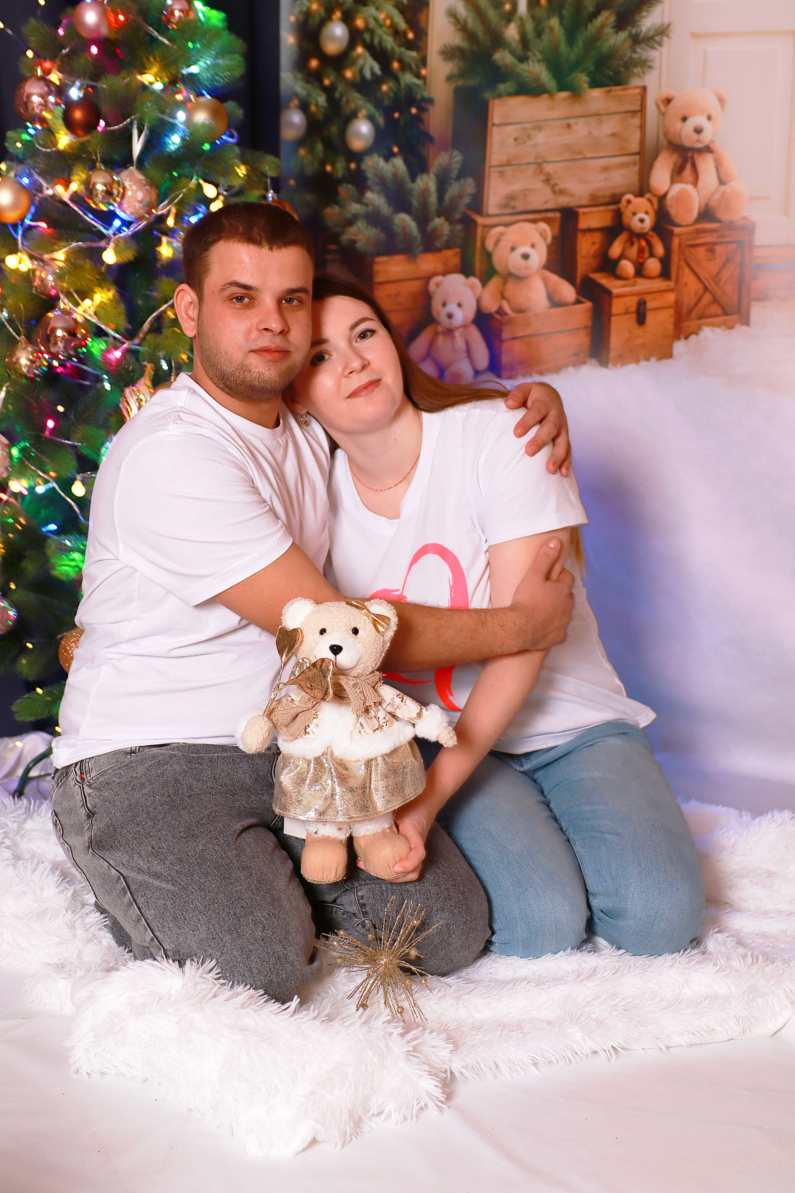 Новогодняя семья. Фотолаборатория Ваниль