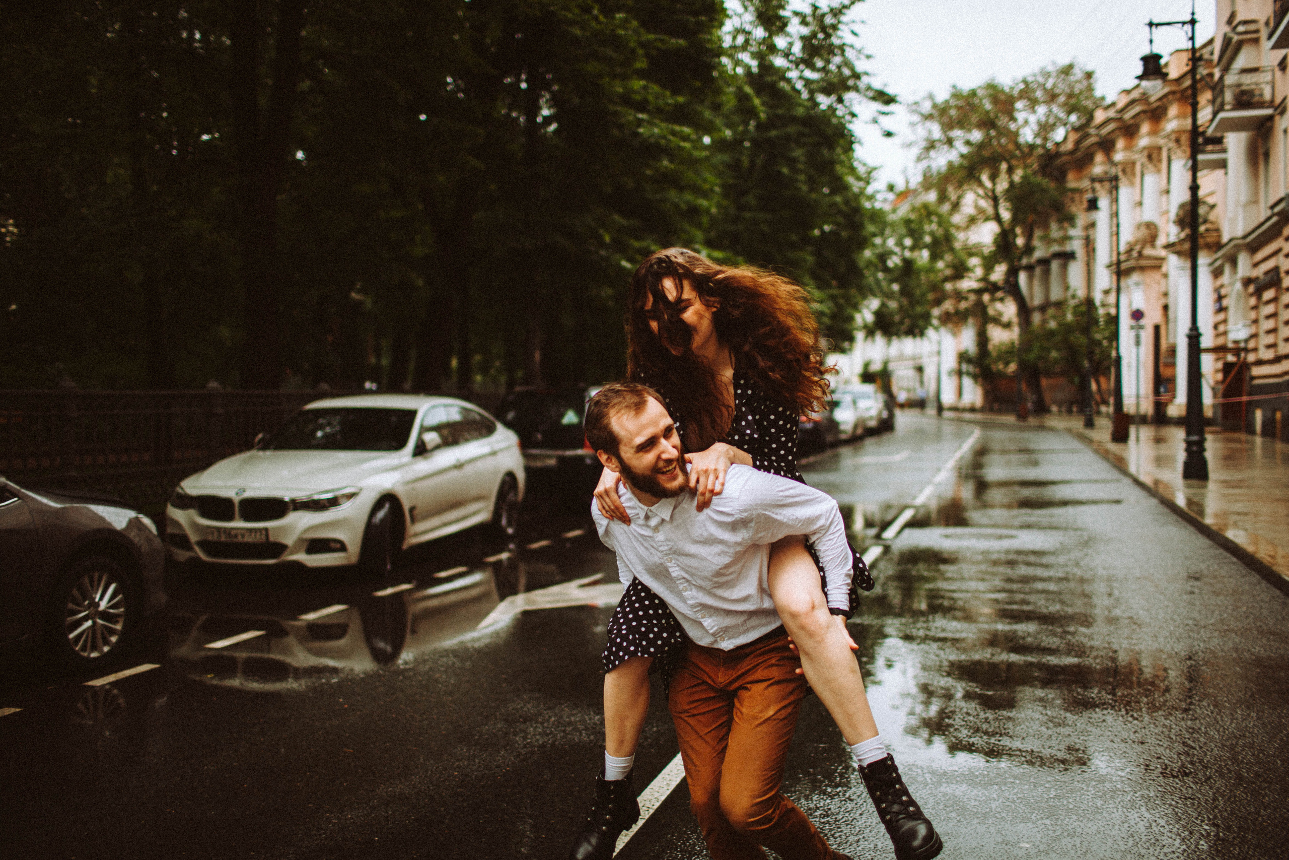 Под майским дождём. Свадебный, семейный фотограф Москва и Дмитров