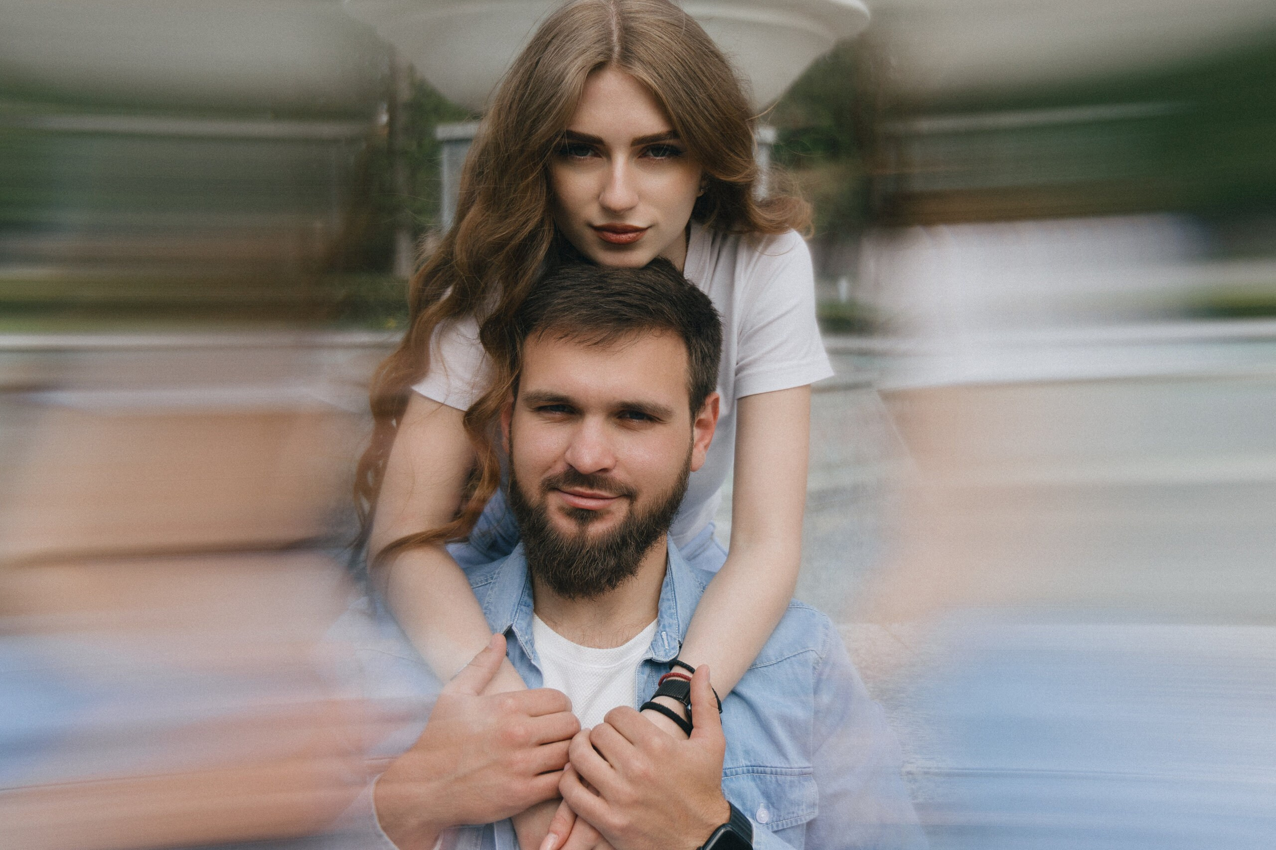 Съёмка для двоих Максима и Полины в Ессентуках — фотограф Роман Болдырев