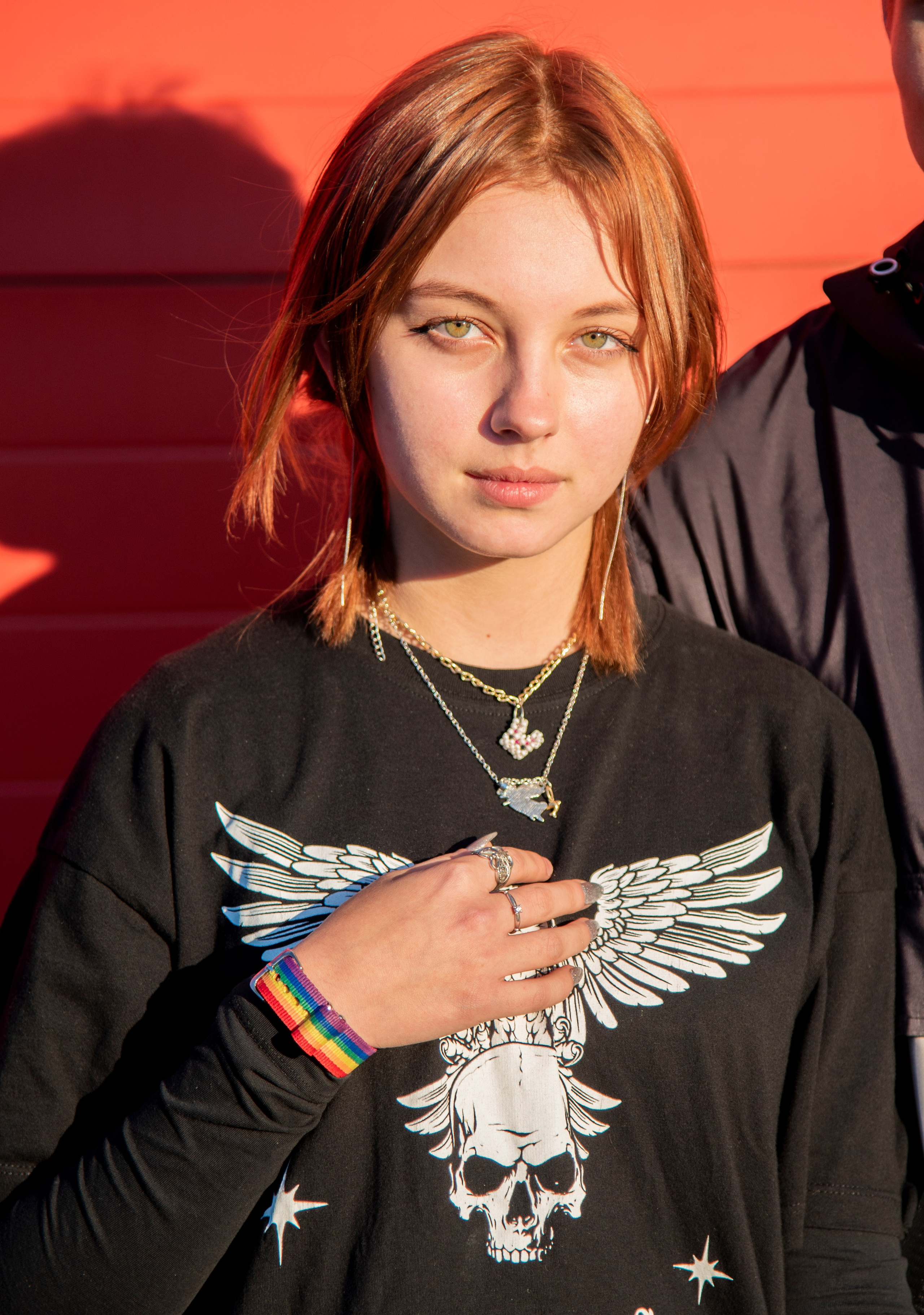 Портет девушки. крупный план. 