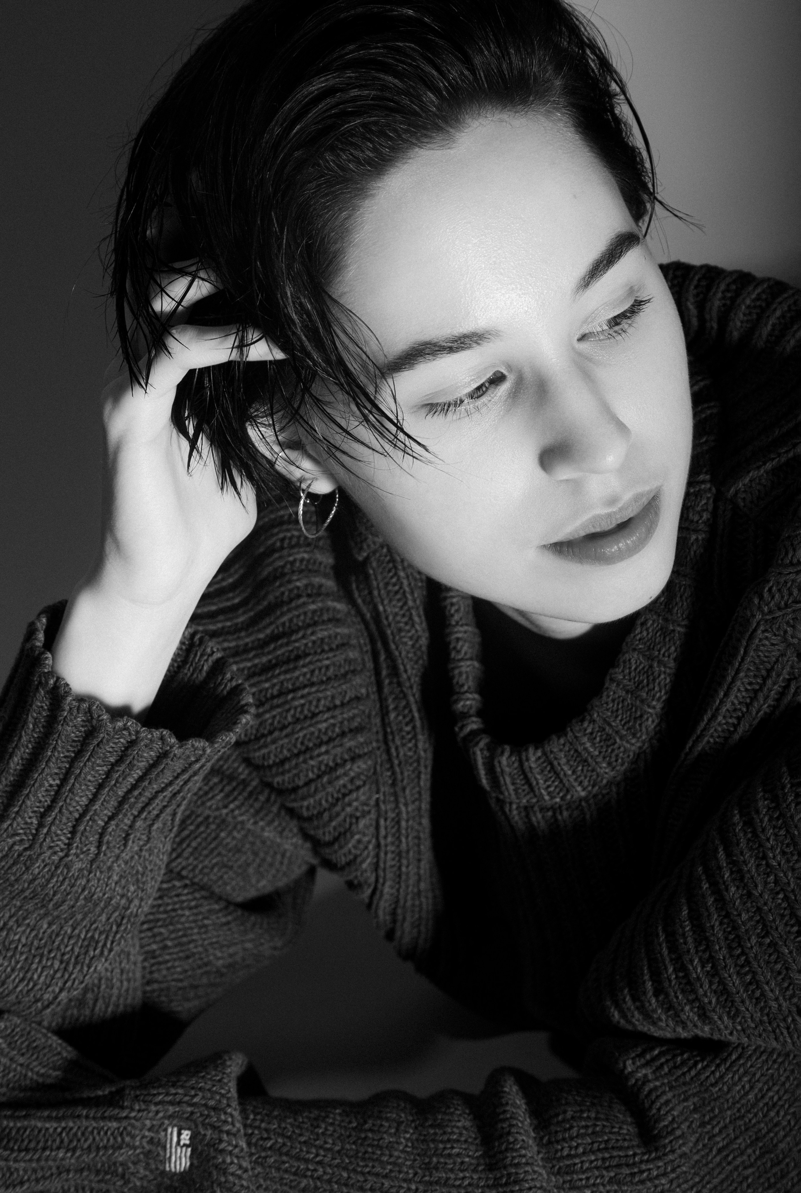 Портрет. Сандра Ковалева | ЧБ фотограф