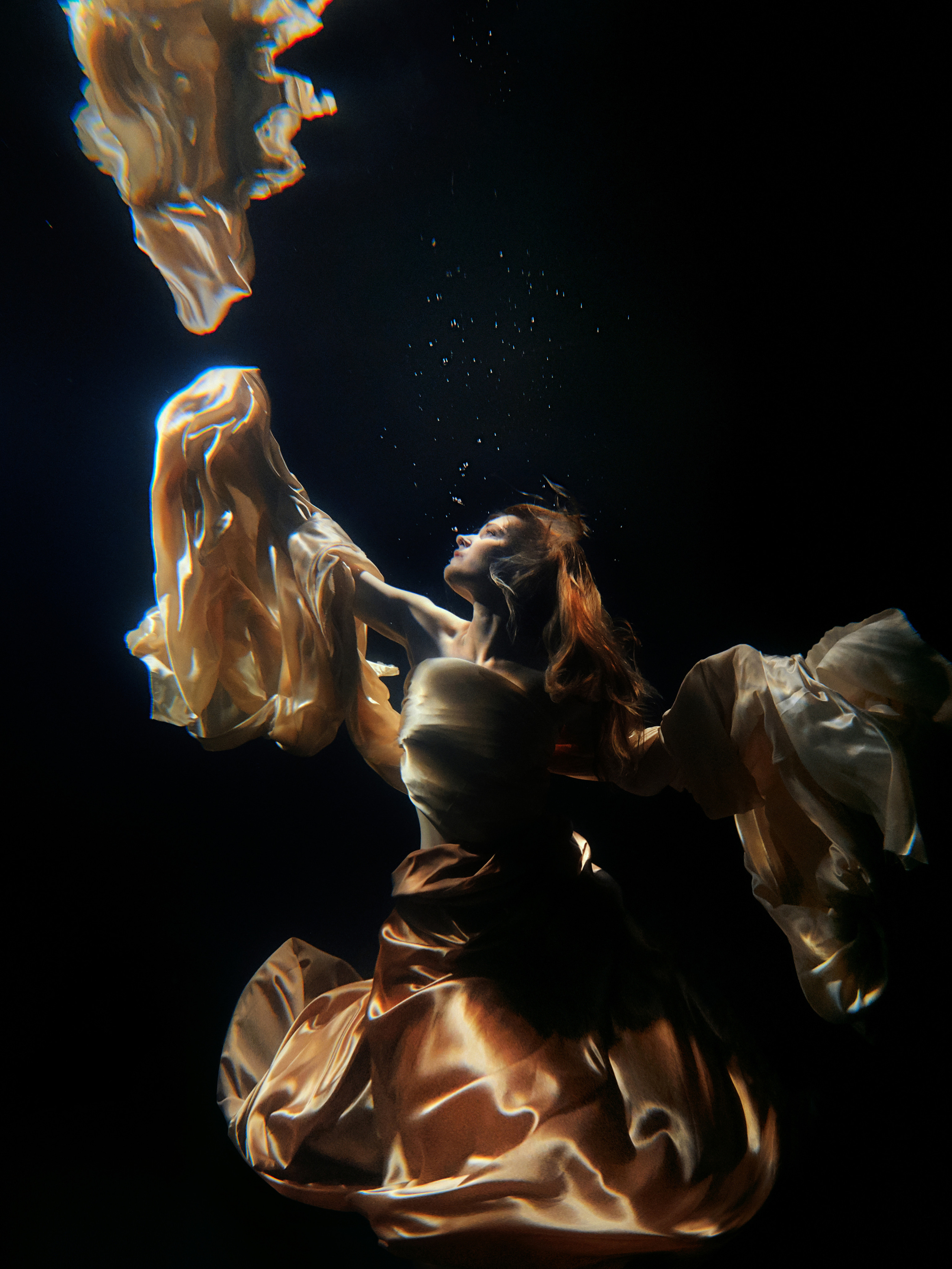 Underwater. Art of your beautiful dreams