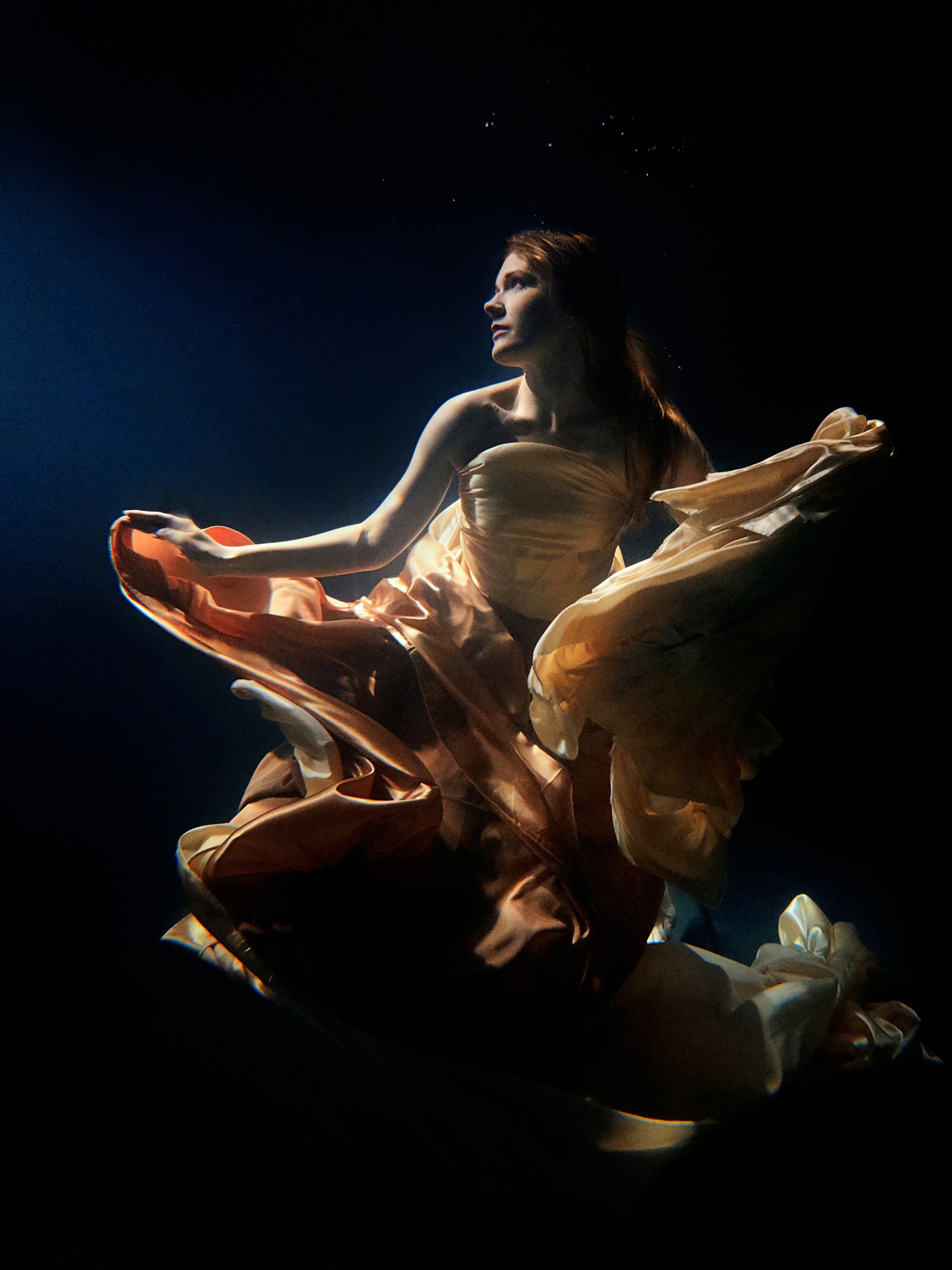 Underwater. Art of your beautiful dreams