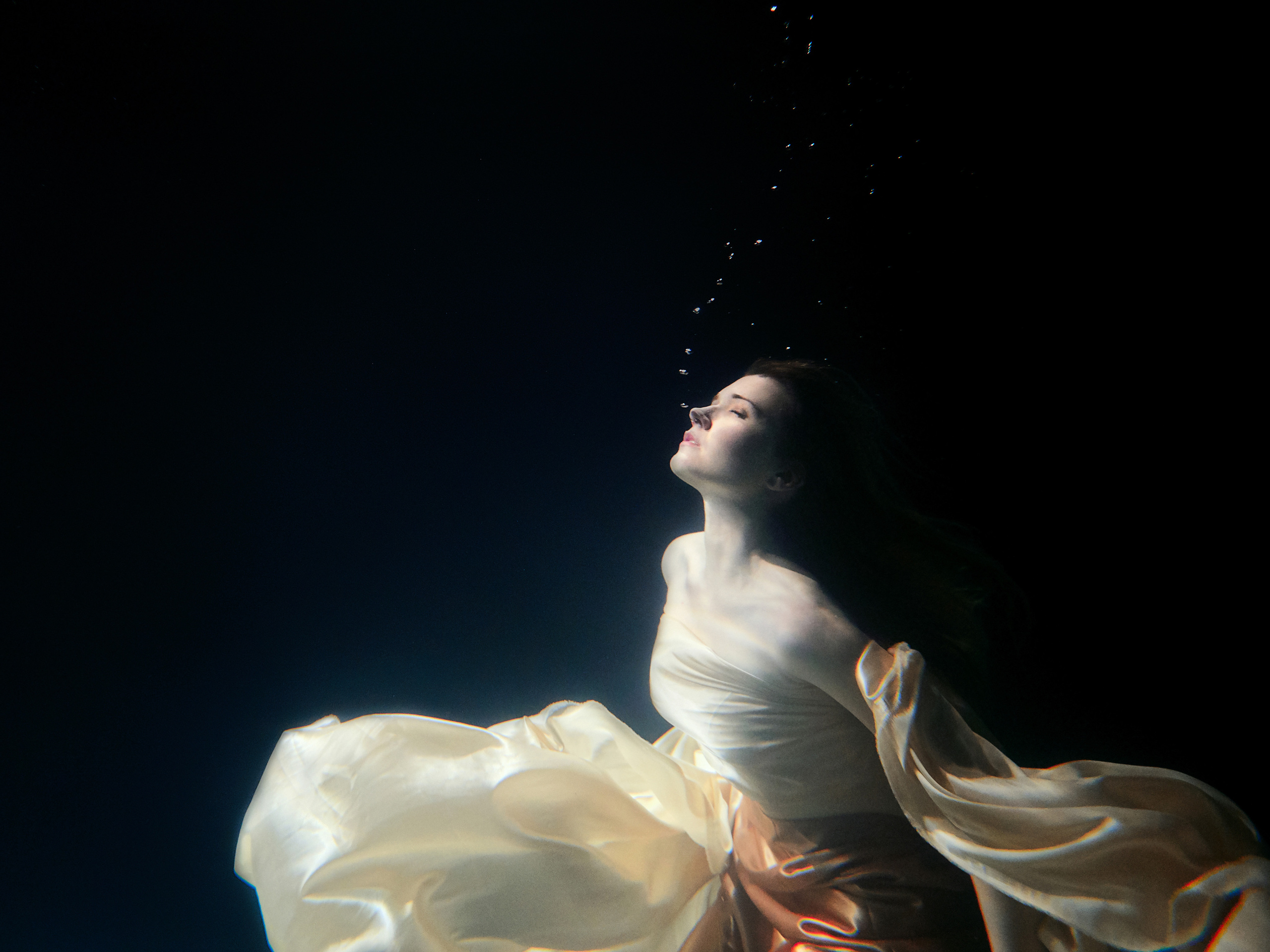 Underwater. Art of your beautiful dreams
