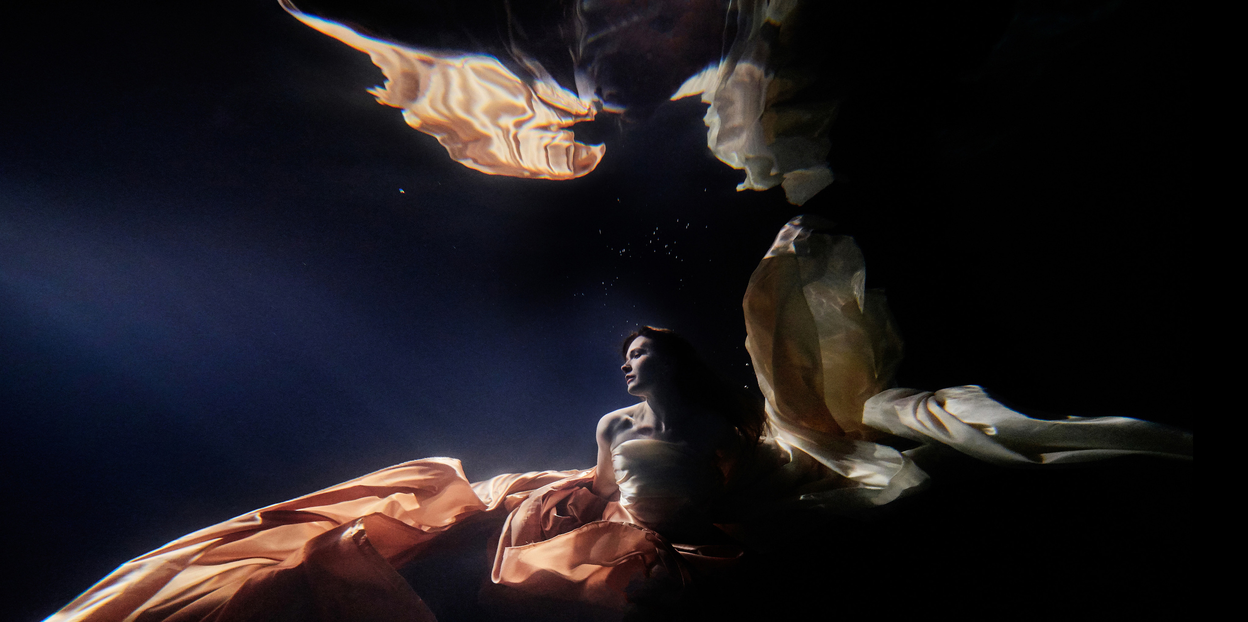 Underwater. Art of your beautiful dreams