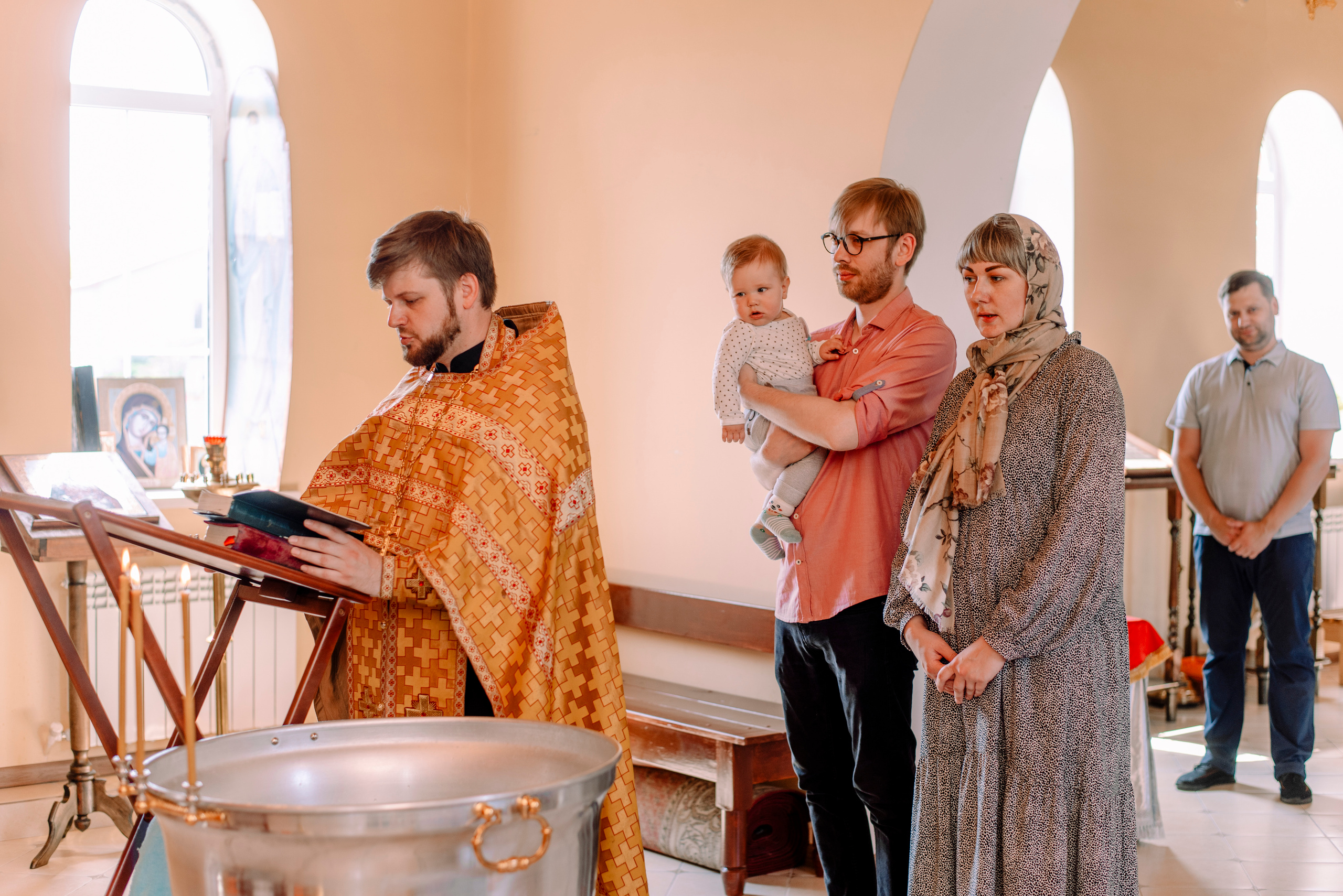 Крещение Матвея. Семейный и свадебный фотограф в Рязани Лиза Голованова