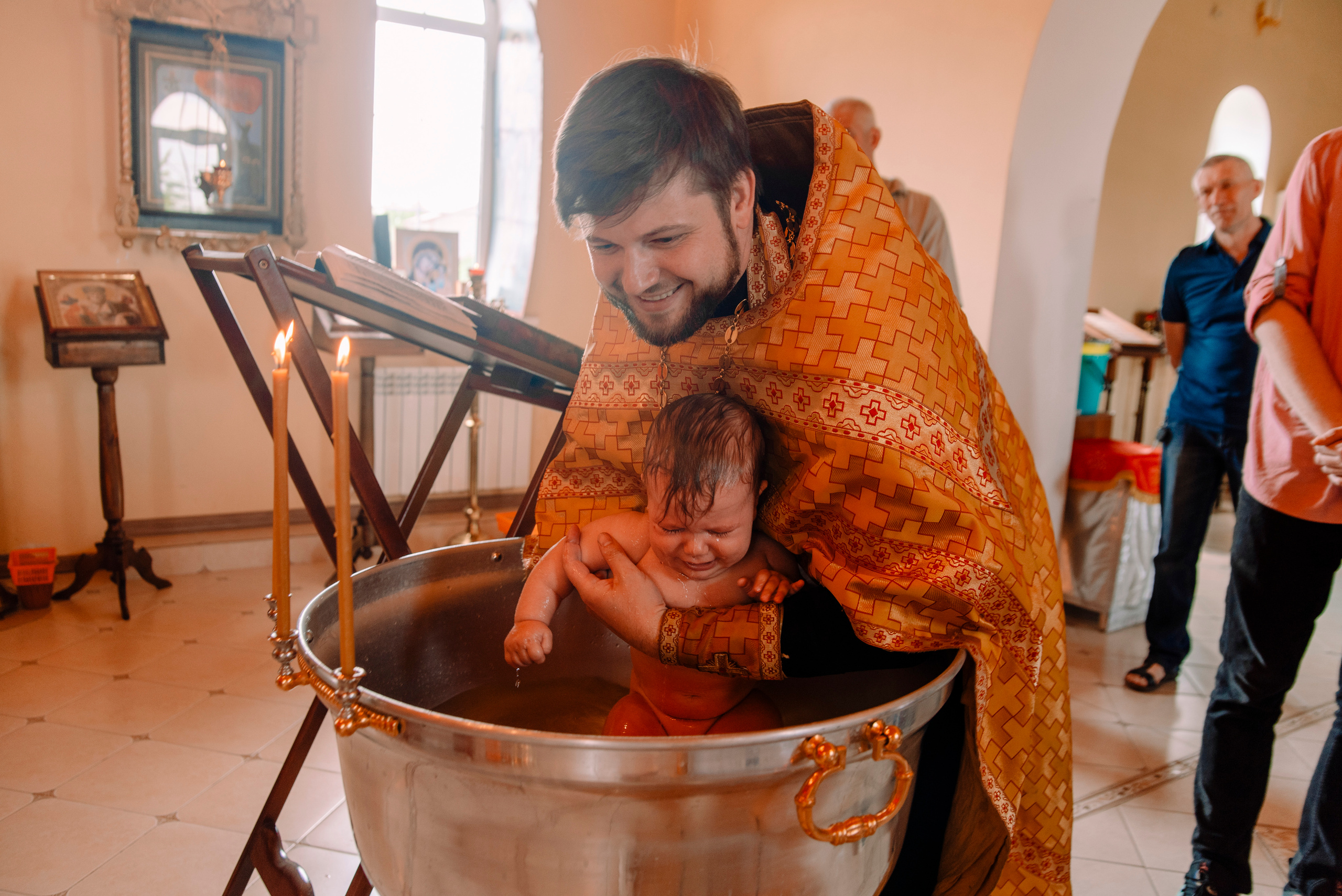 Крещение Матвея. Семейный и свадебный фотограф в Рязани Лиза Голованова