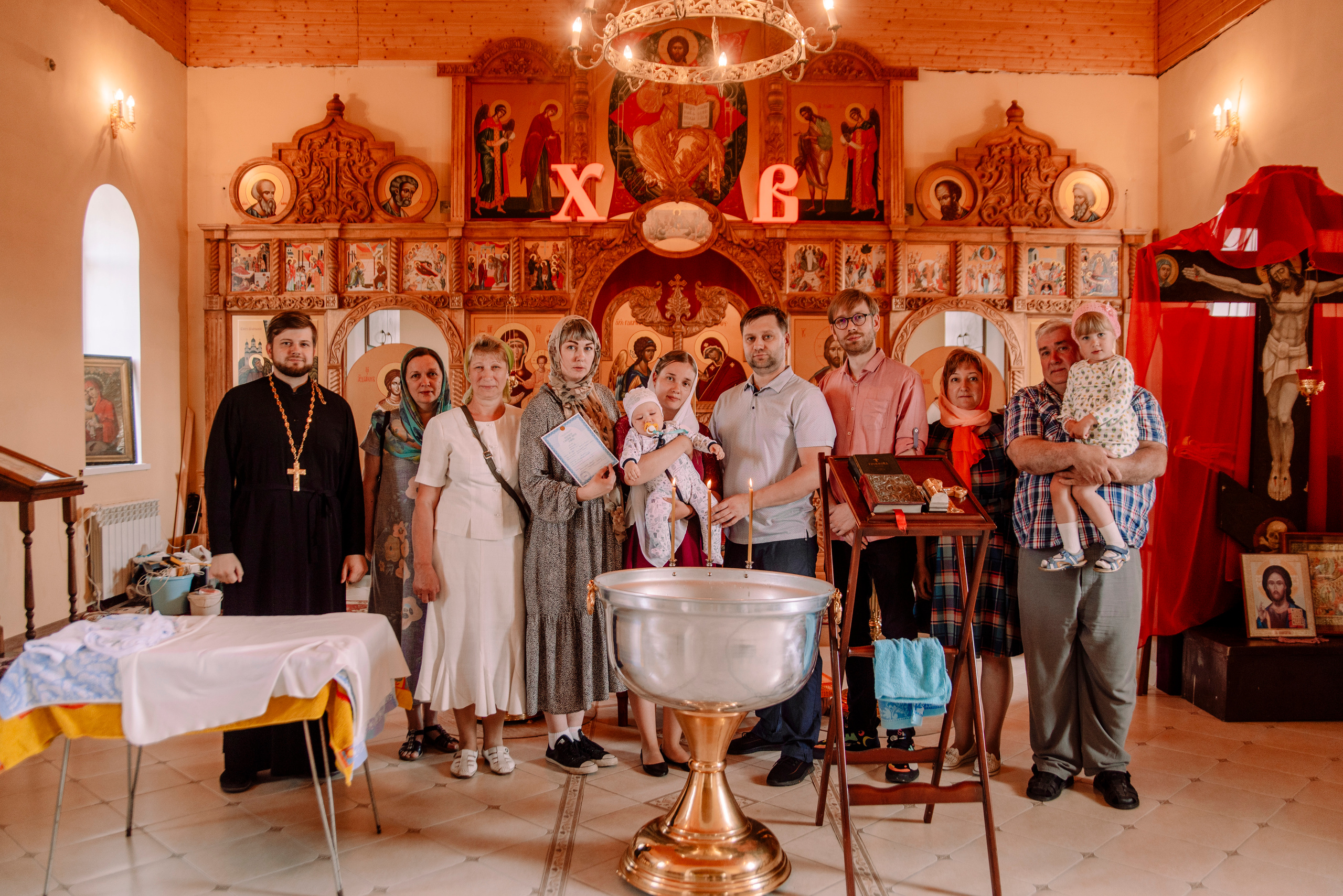 Крещение Матвея. Семейный и свадебный фотограф в Рязани Лиза Голованова