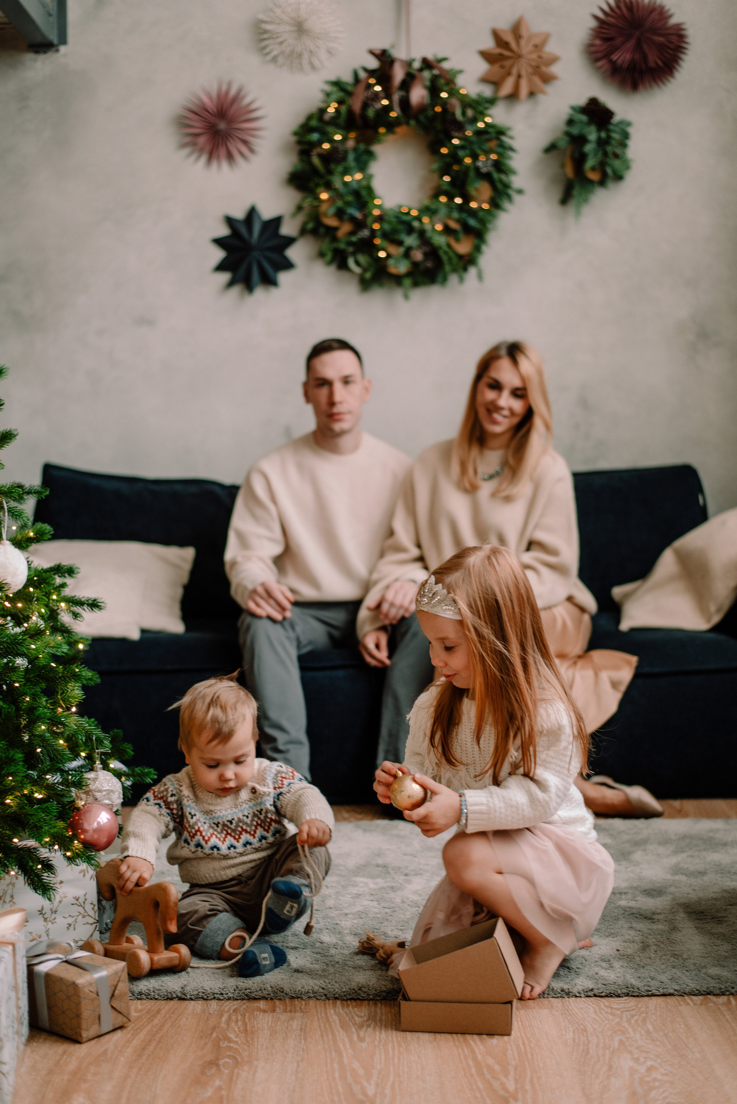 Лена, Слава, Мила и Максим. Семейный и свадебный фотограф в Рязани Лиза Голованова