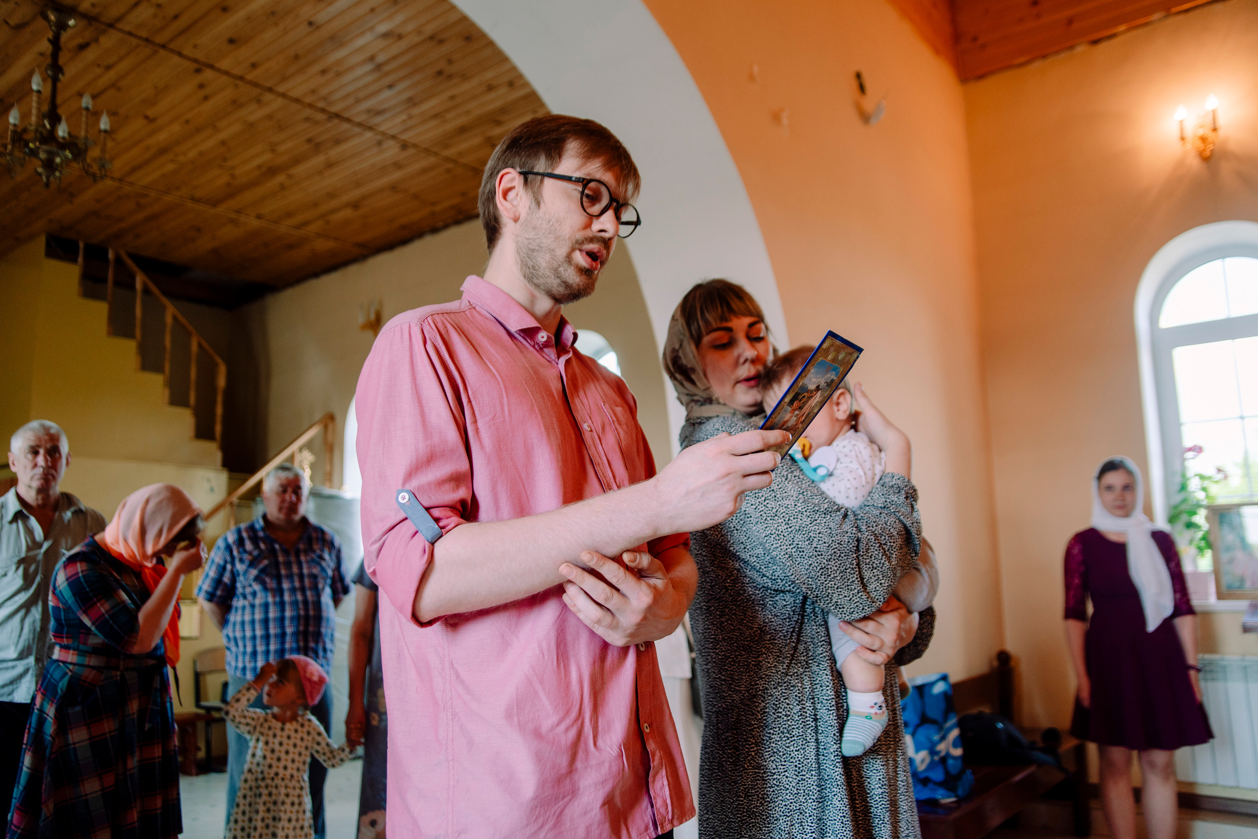 Крещение Матвея. Семейный и свадебный фотограф в Рязани Лиза Голованова