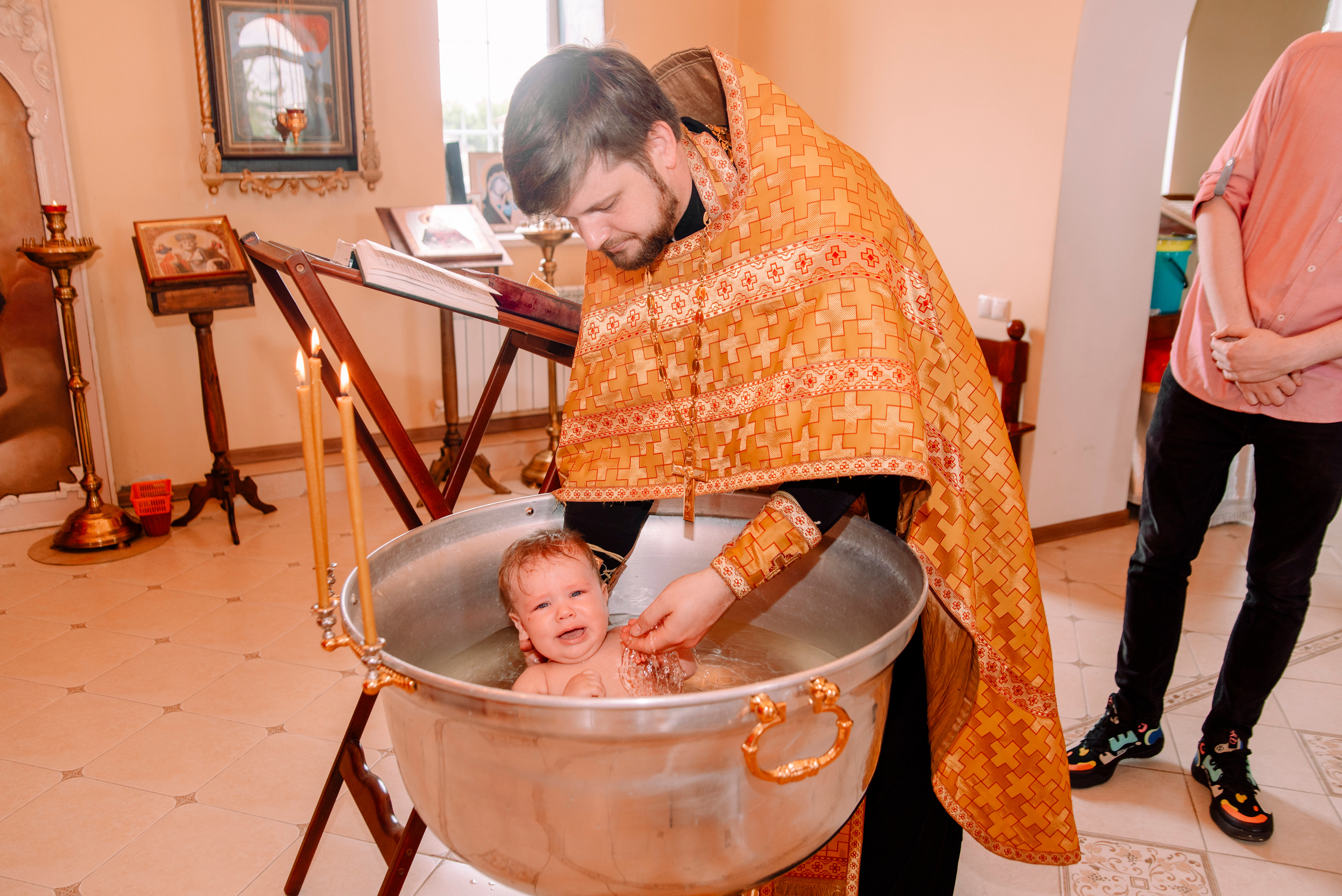 Крещение Матвея. Семейный и свадебный фотограф в Рязани Лиза Голованова