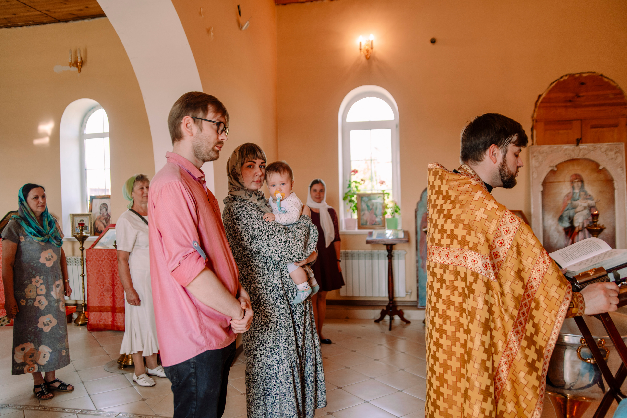 Крещение Матвея. Семейный и свадебный фотограф в Рязани Лиза Голованова
