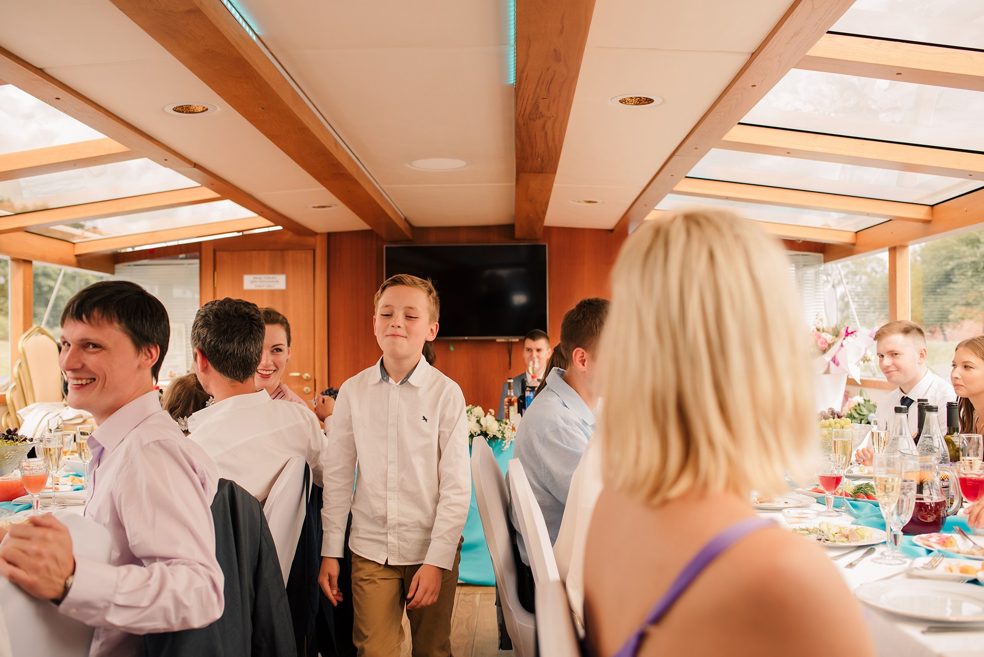 Юля и Андрей. Банкет на воде. Семейный и Свадебный фотограф. Санкт-Петербург. Пушкин