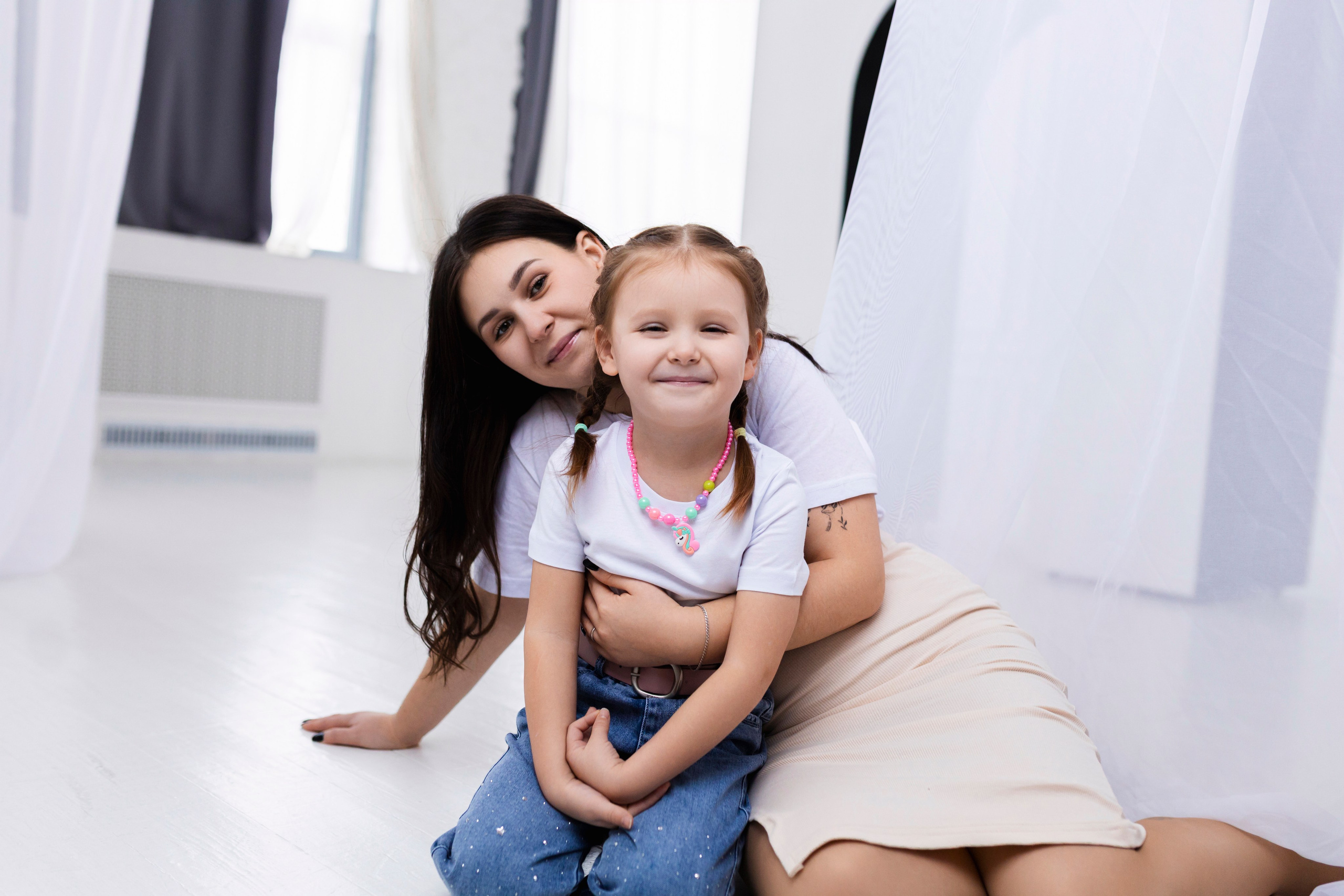 Фотосессия в студии для Дениса Ульяны и Киры. Фотограф Каримов Виктор